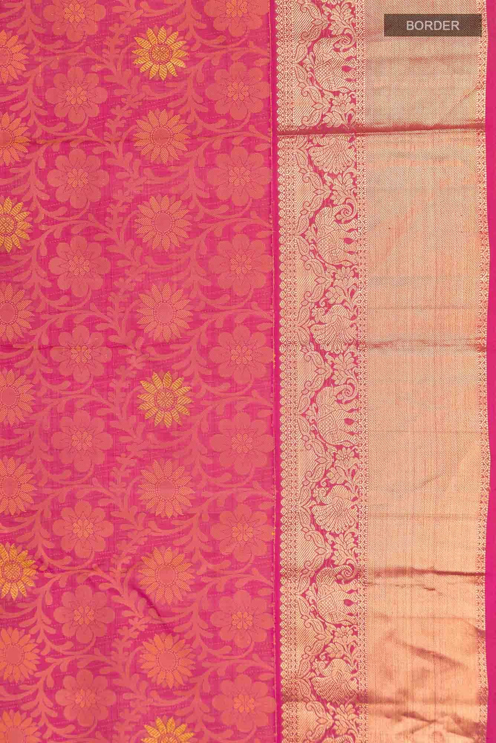 Pink Kanchipuram Silk Saree