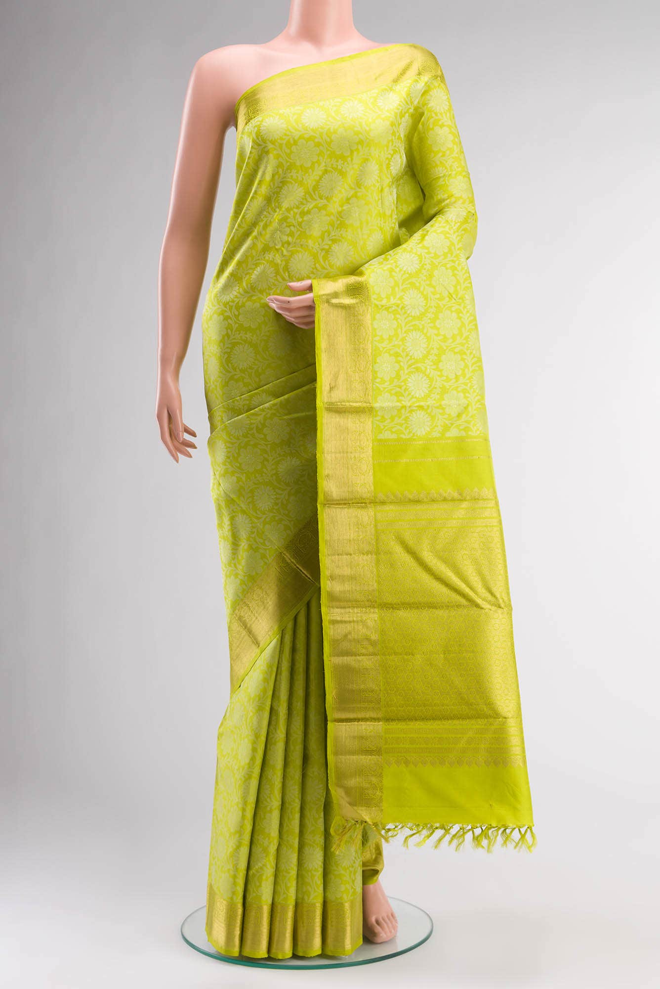 Green Kanchipuram Silk Saree