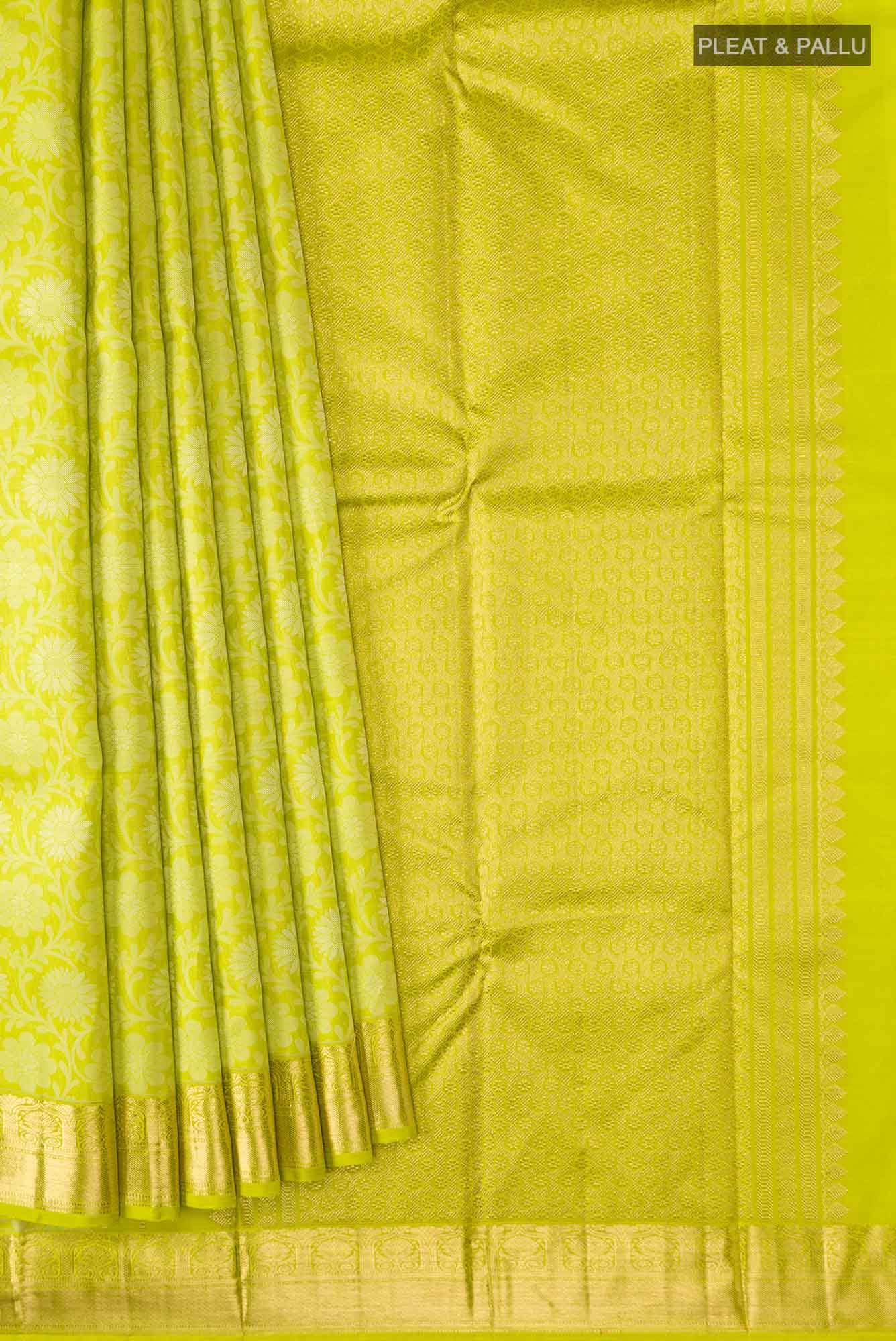 Green Kanchipuram Silk Saree
