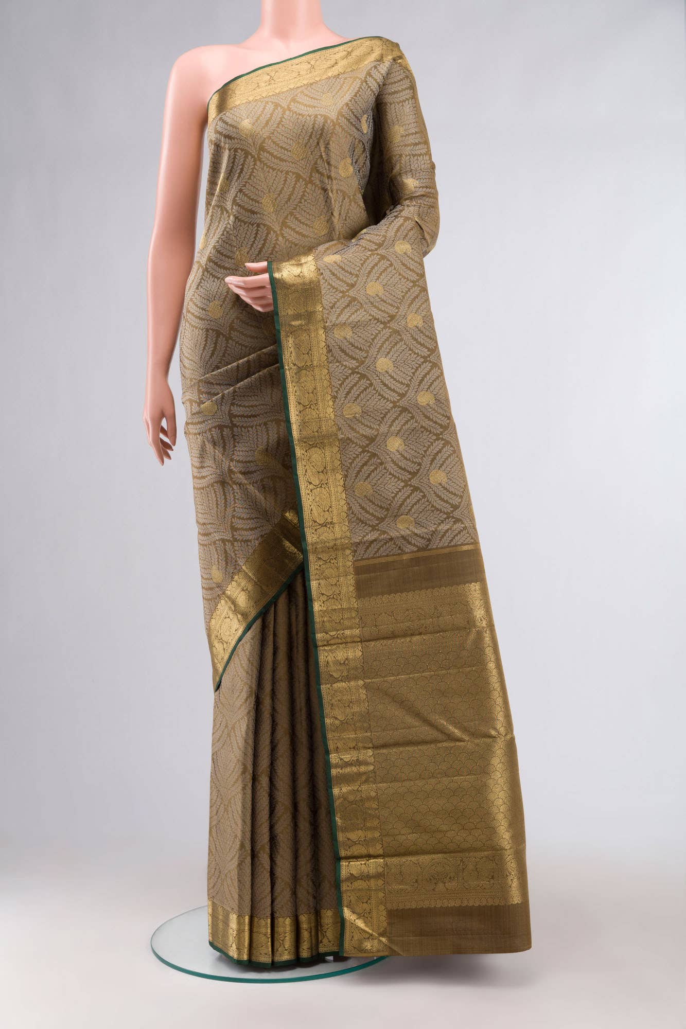 Green Kanchipuram Silk Saree