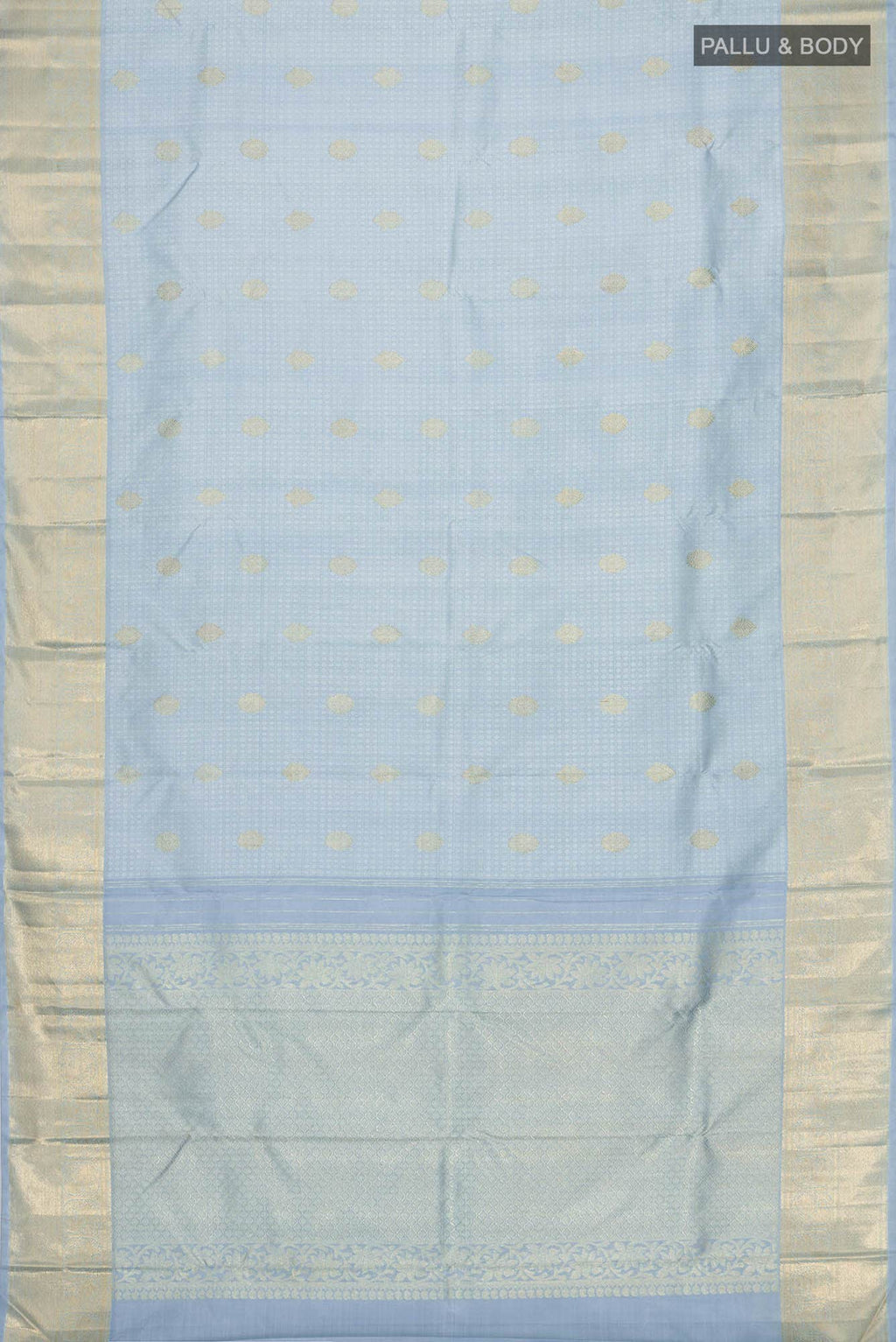 Blue Kanchipuram Silk Saree