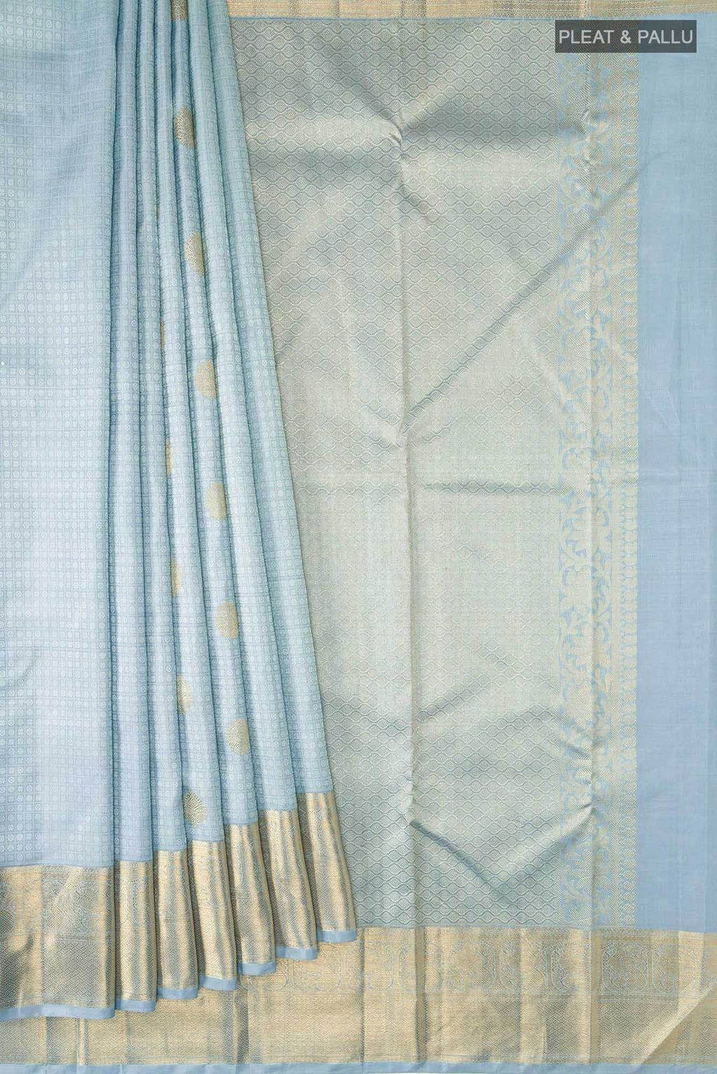 Blue Kanchipuram Silk Saree