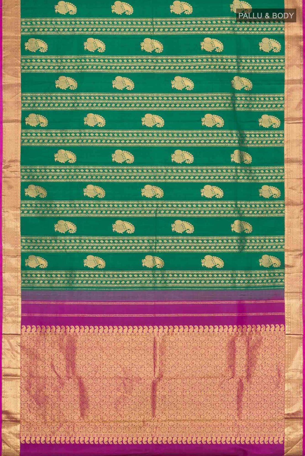 Green Kanchipuram Silk Saree