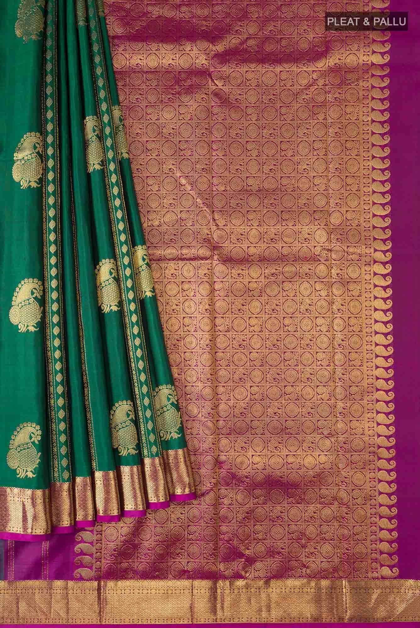 Green Kanchipuram Silk Saree