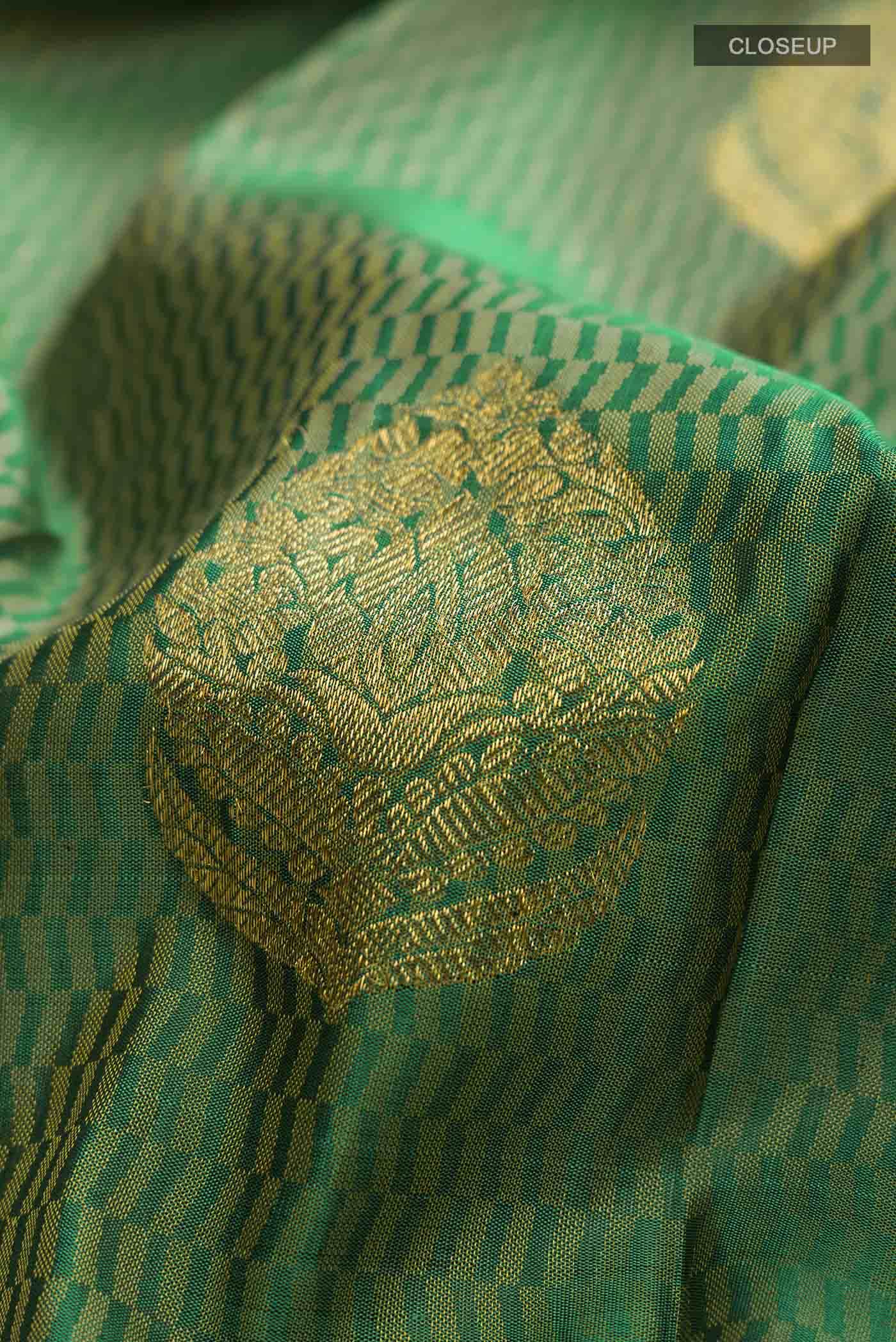 Green Kanchipuram Silk Saree