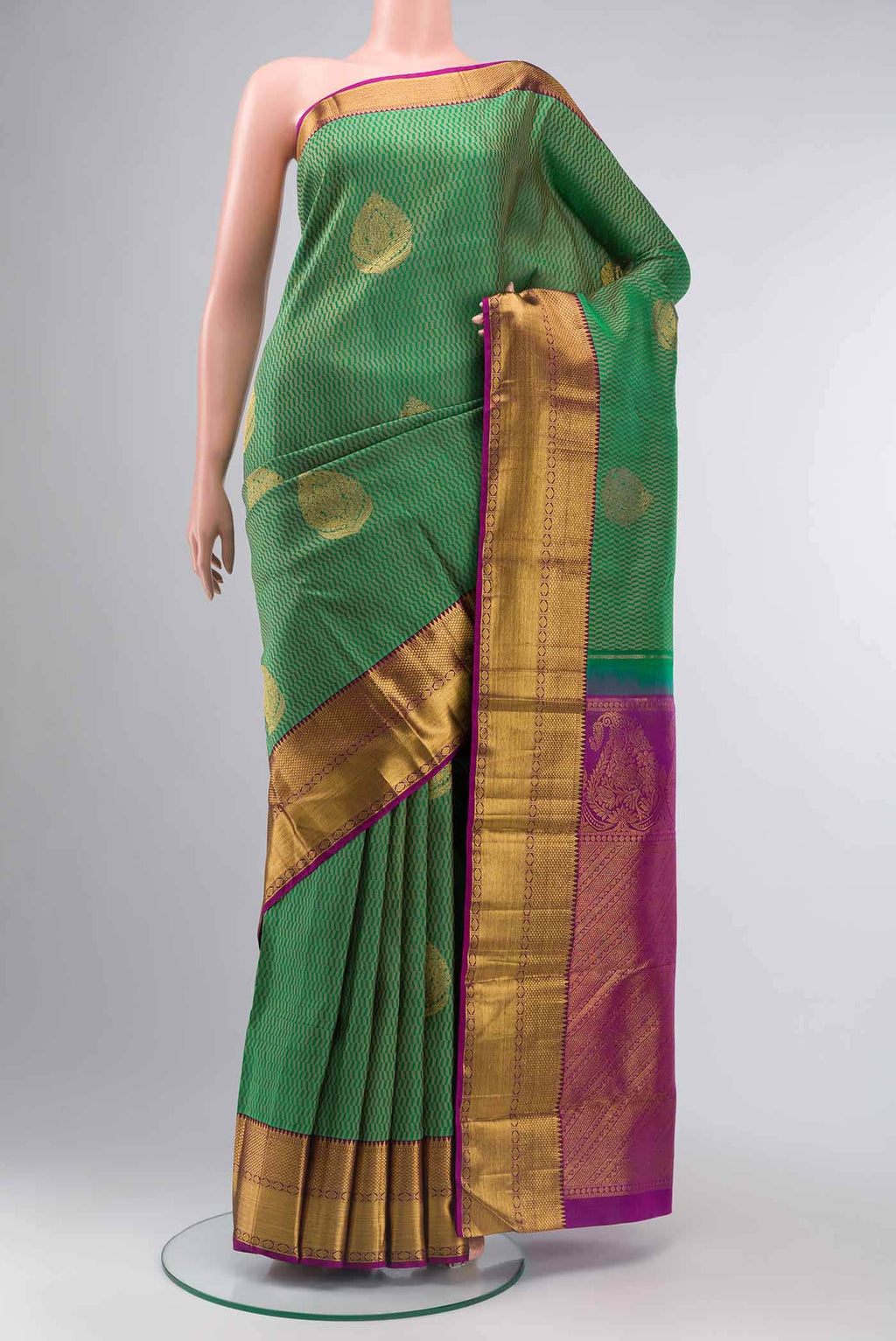 Green Kanchipuram Silk Saree