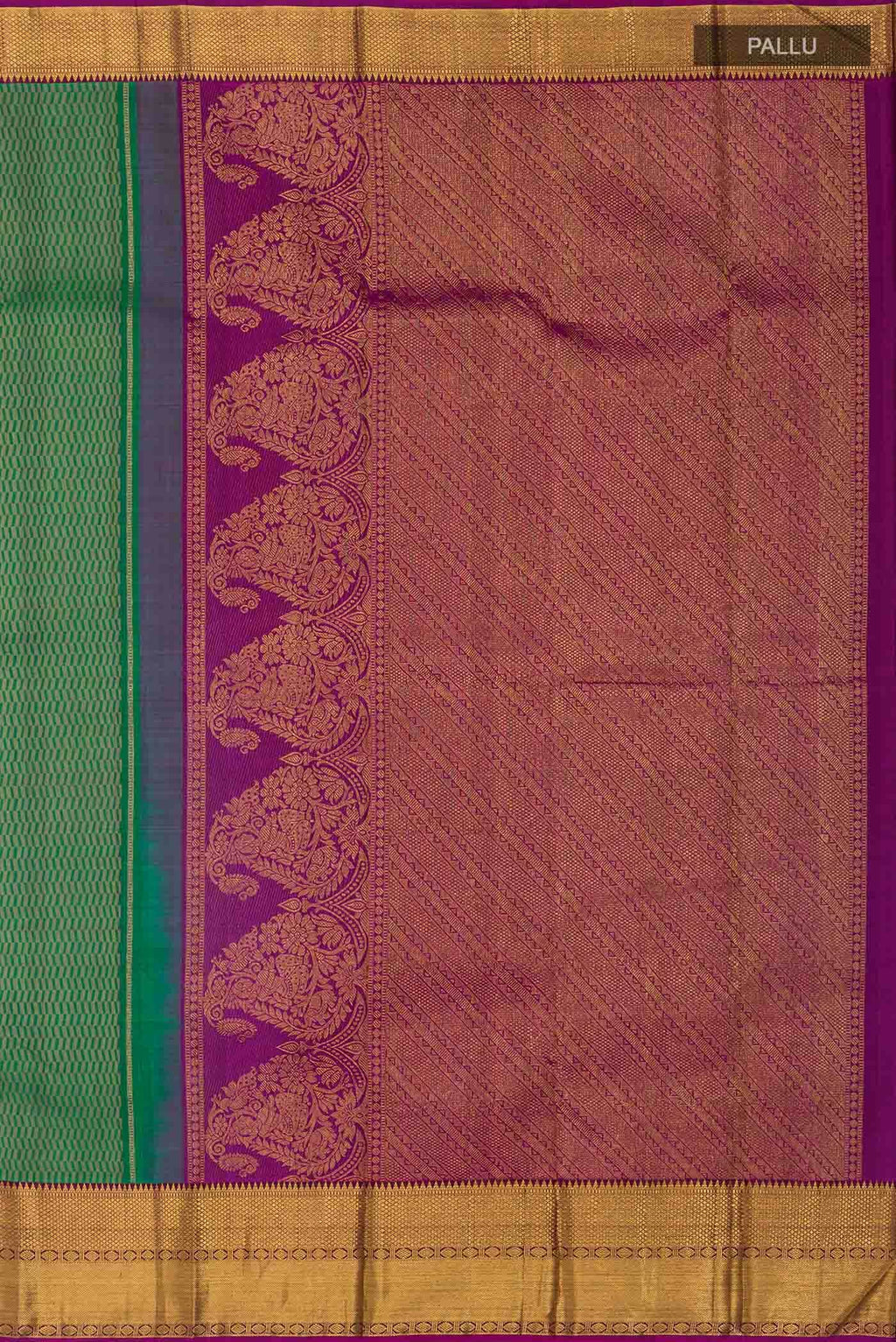 Green Kanchipuram Silk Saree