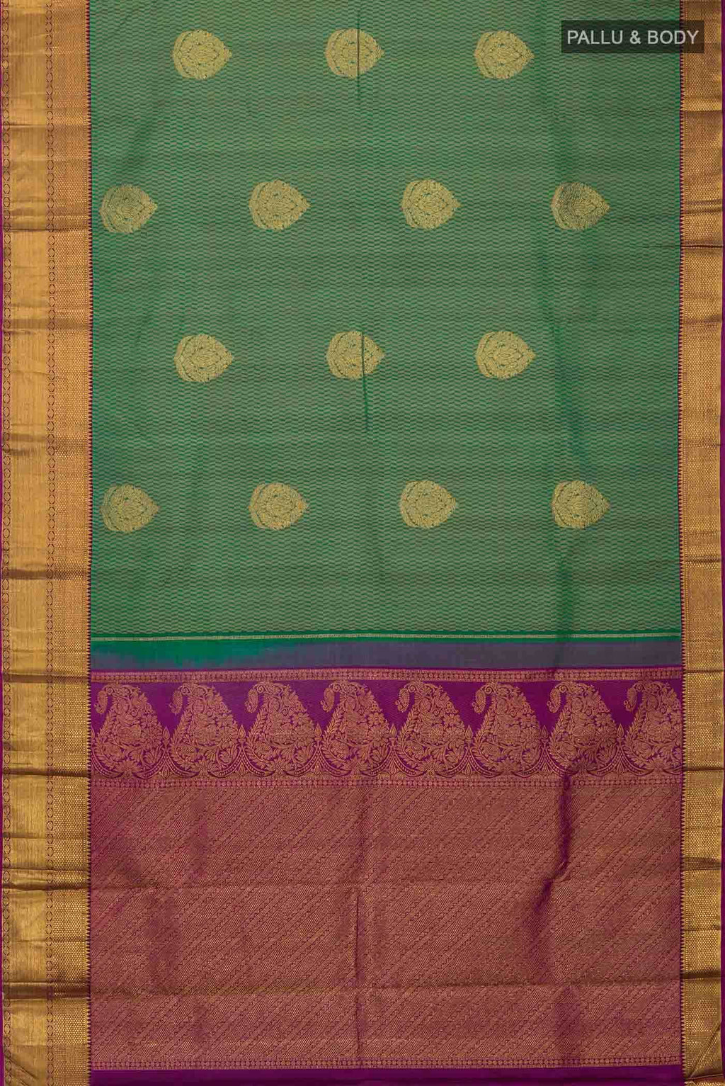 Green Kanchipuram Silk Saree