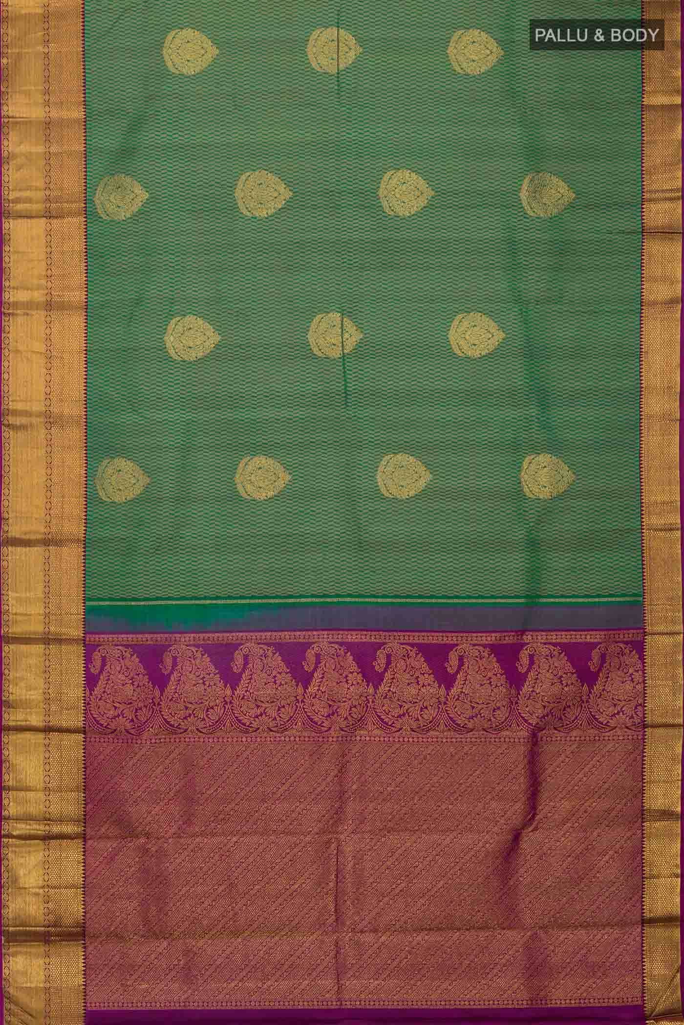 Green Kanchipuram Silk Saree