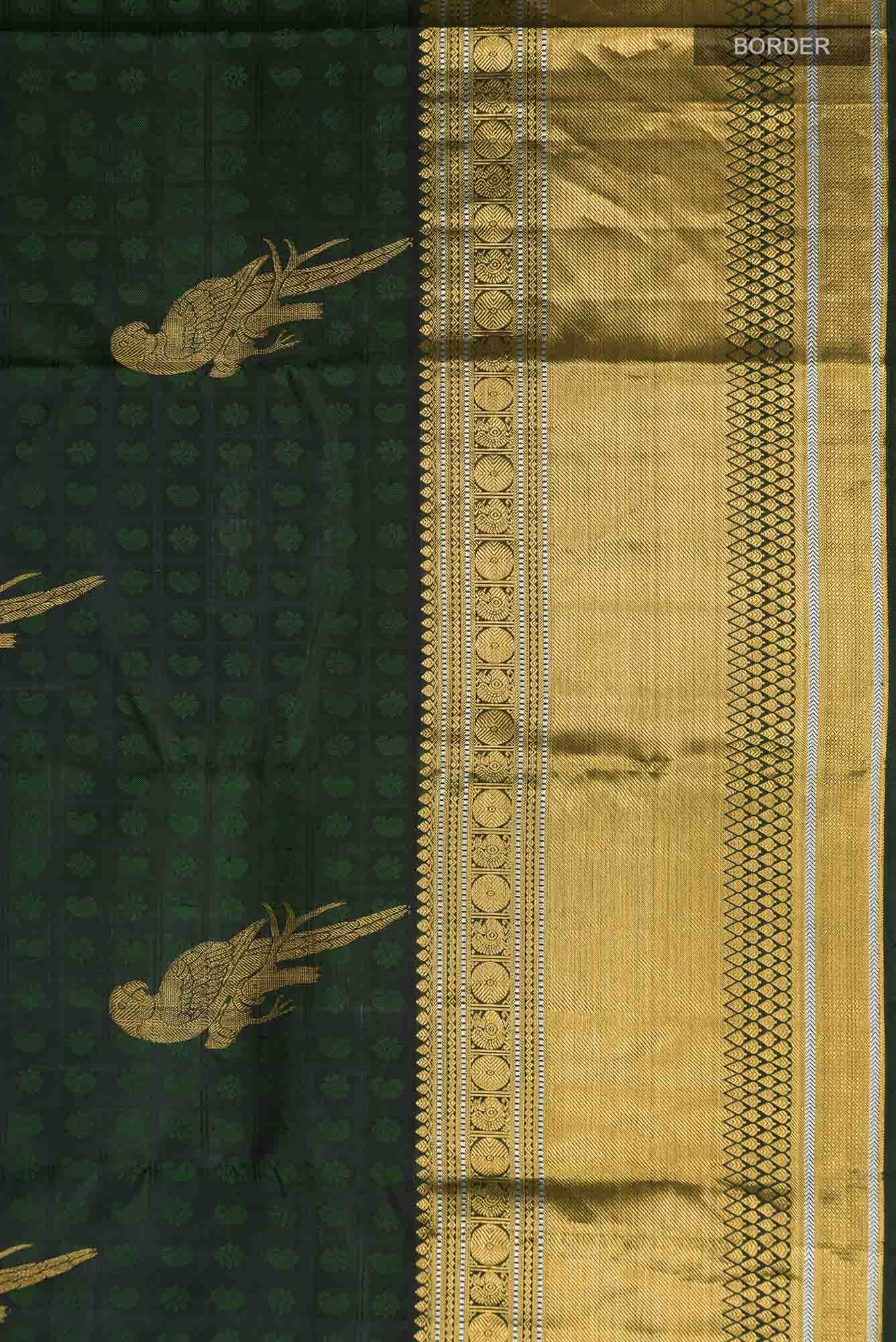 Green Kanchipuram Silk Saree