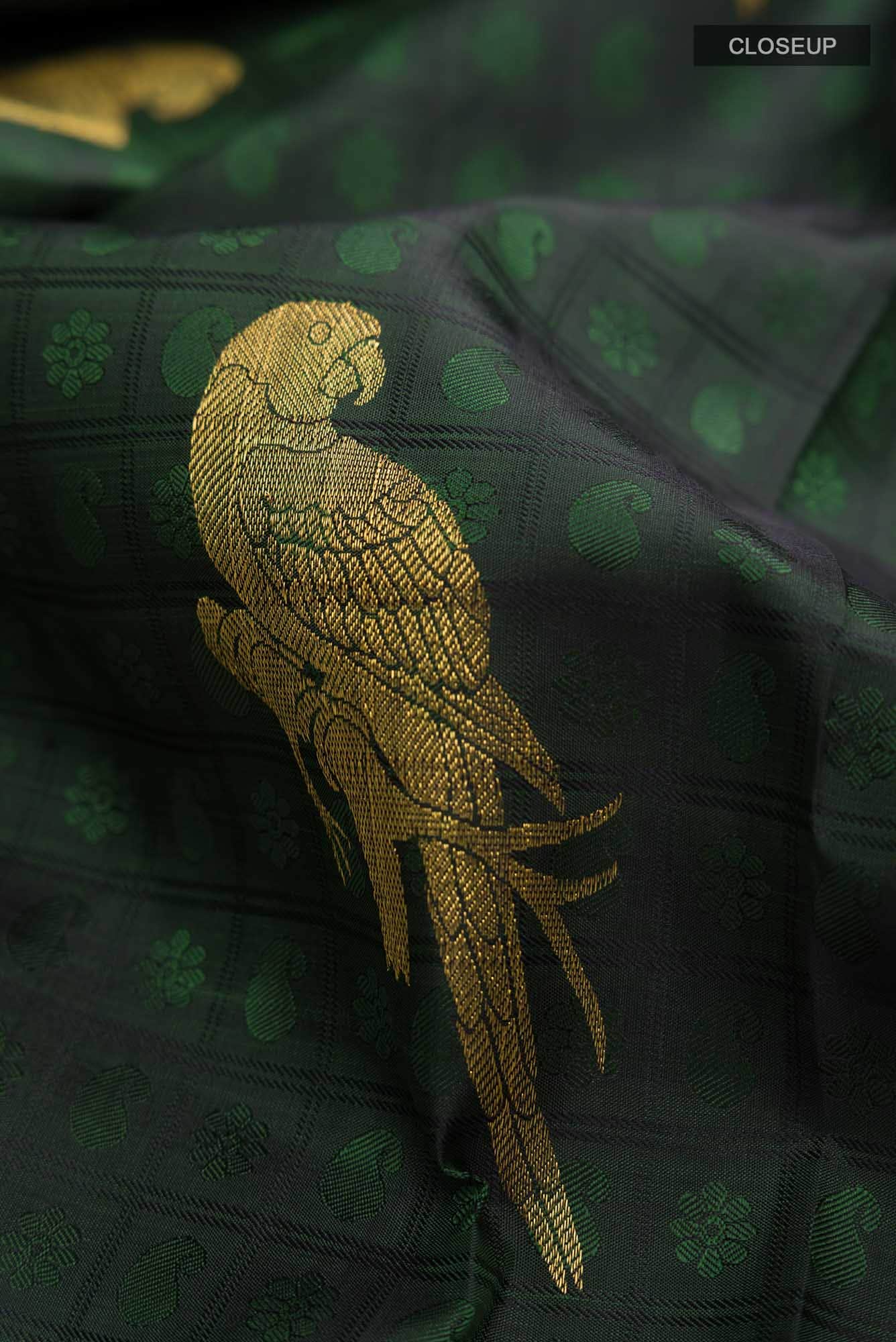 Green Kanchipuram Silk Saree
