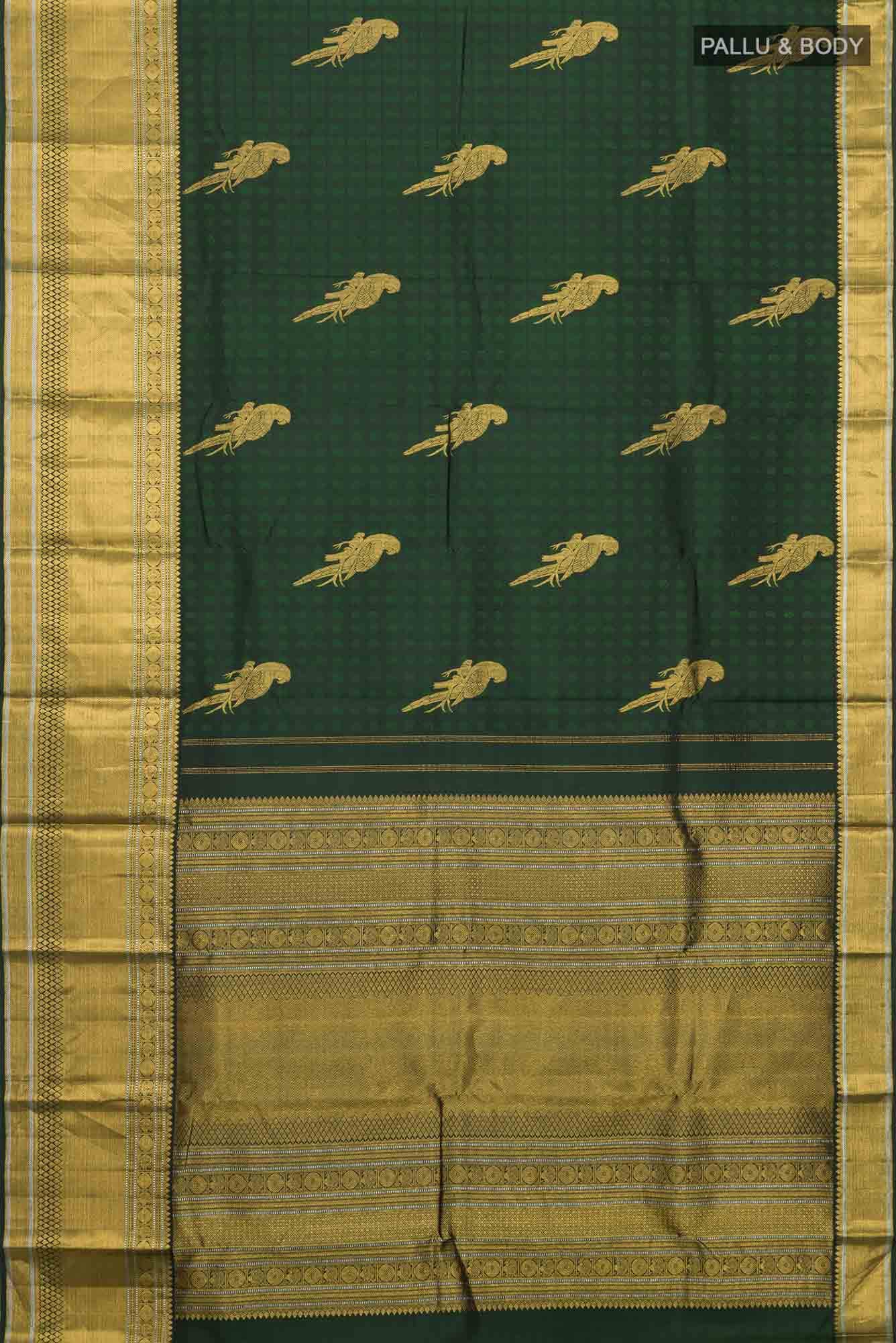 Green Kanchipuram Silk Saree