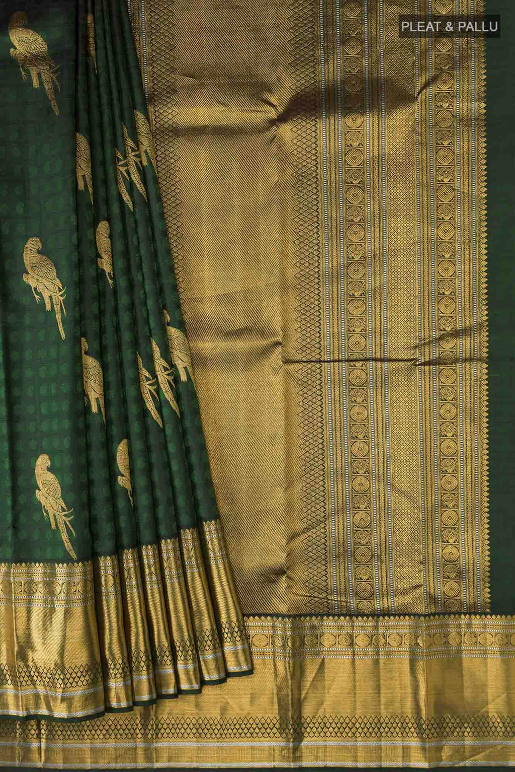 Green Kanchipuram Silk Saree