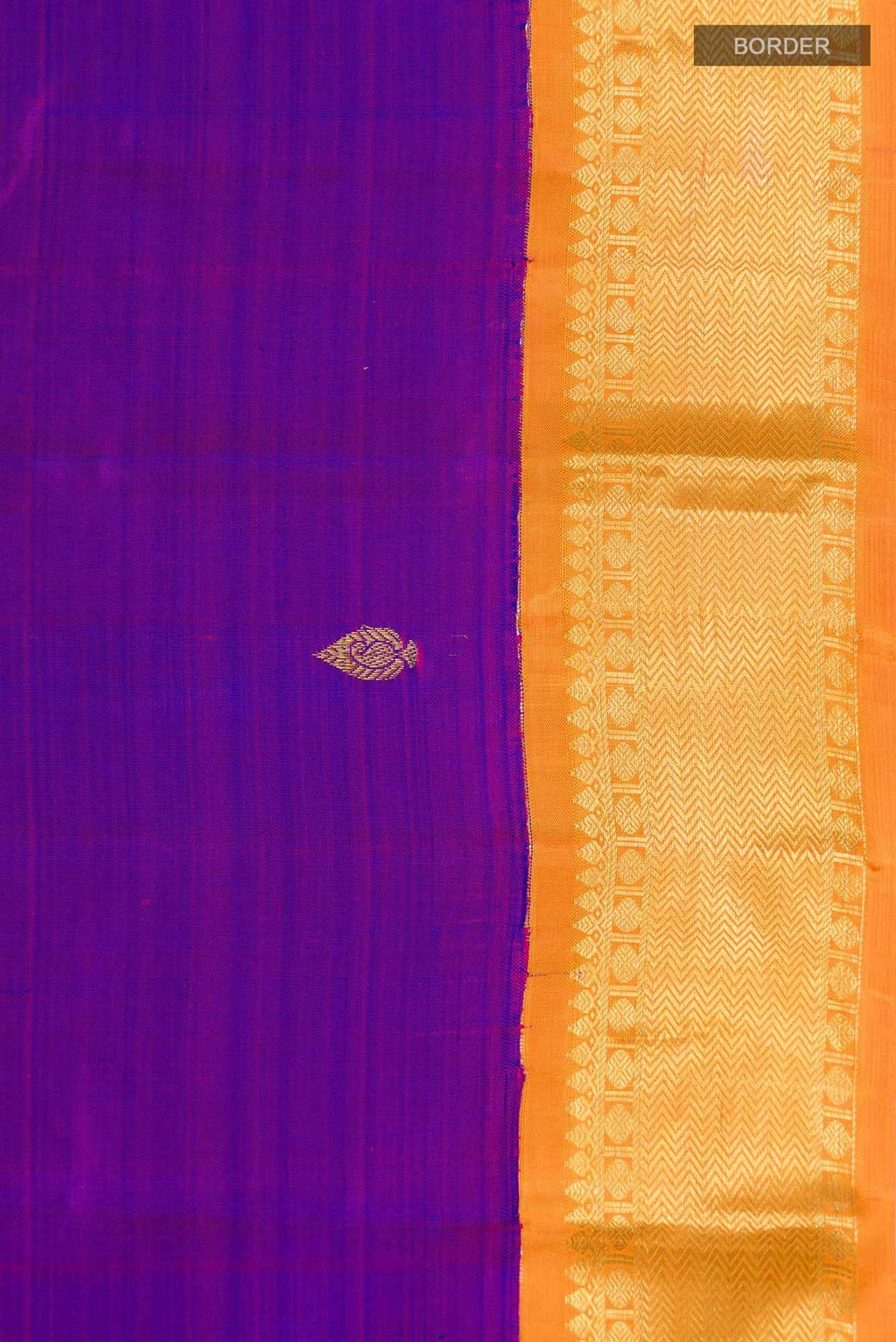 Purple Kanchipuram Silk Saree