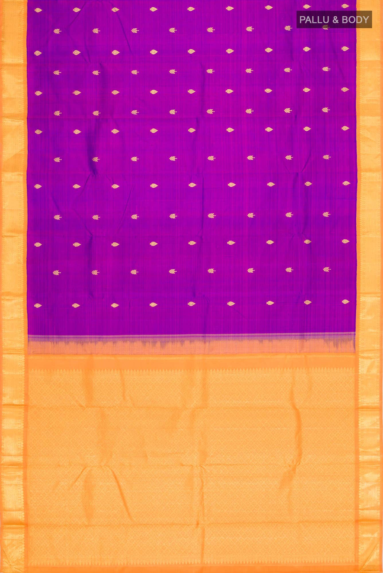 Purple Kanchipuram Silk Saree