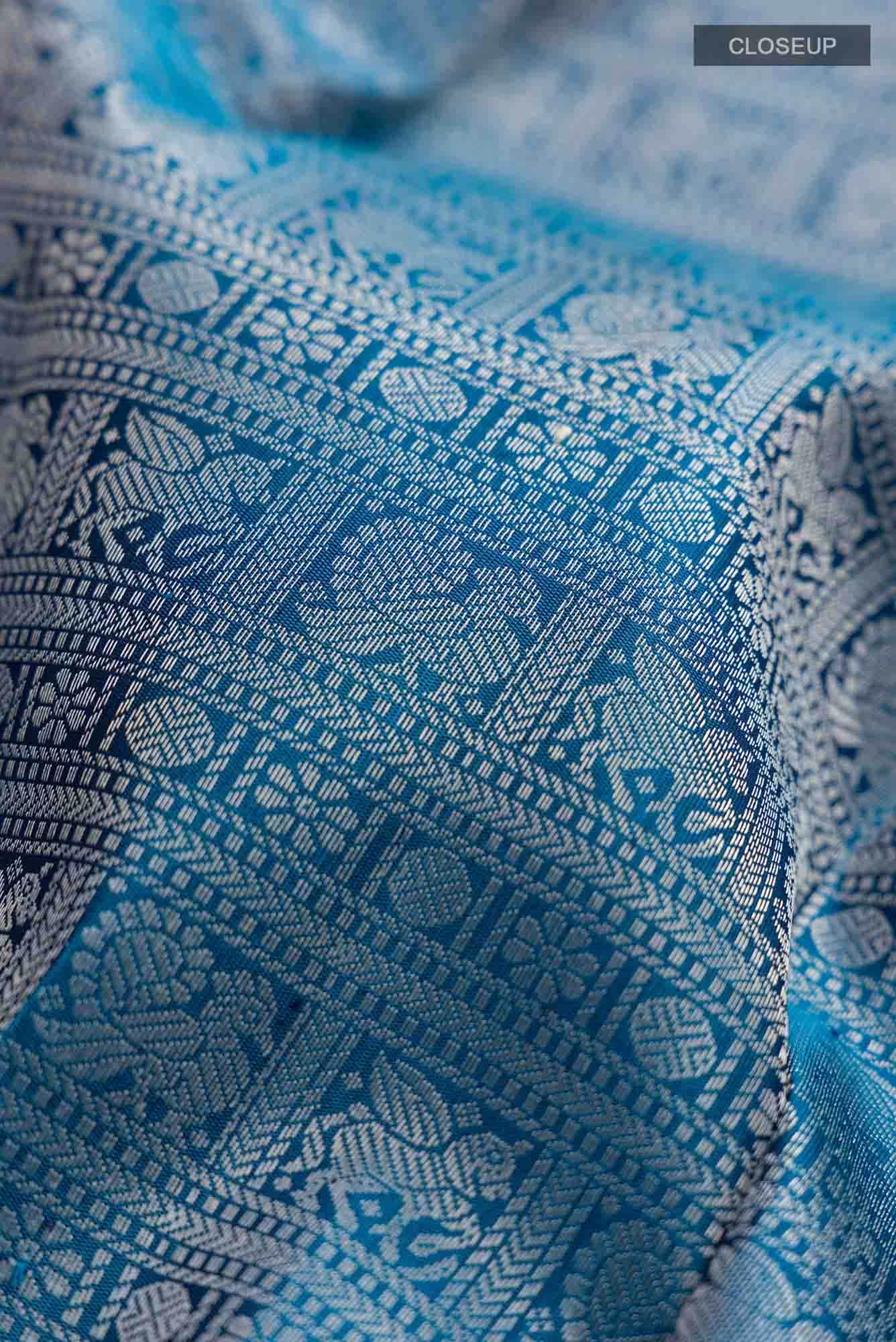 Blue Kanchipuram Silk Saree