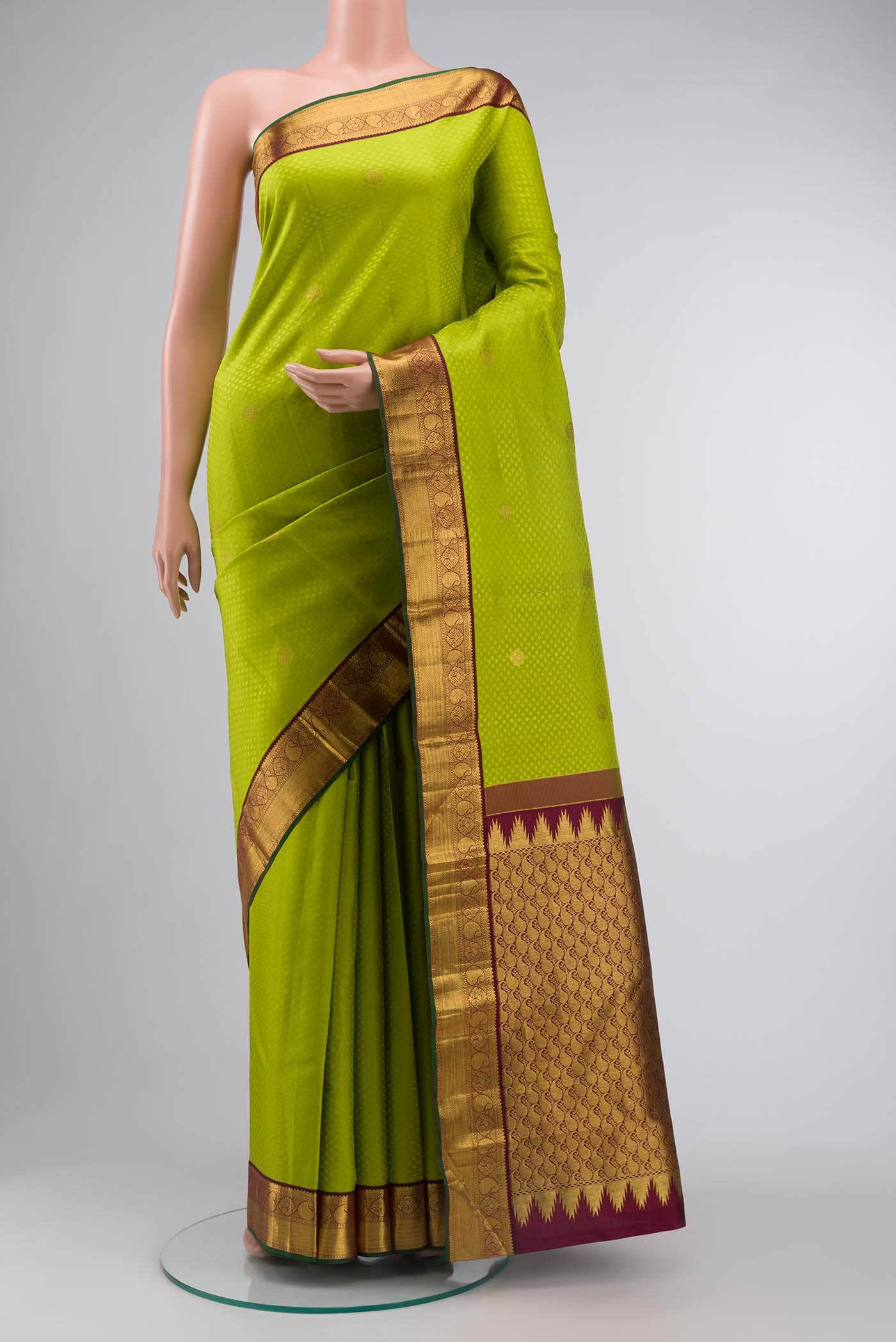 Green Kanchipuram Silk Saree