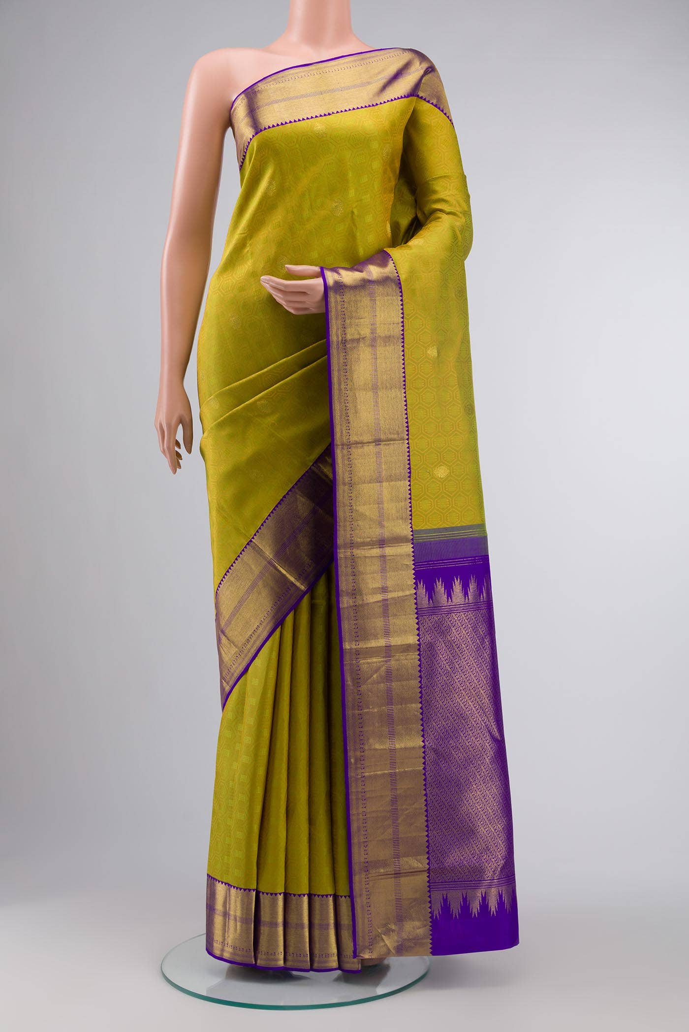 Multi Kanchipuram Silk Saree