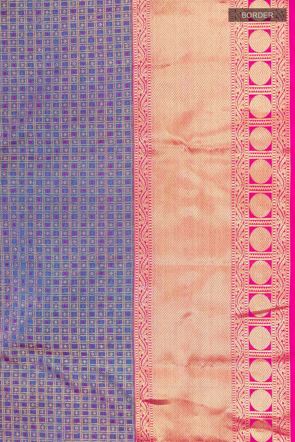 Blue Kanchipuram Silk Saree
