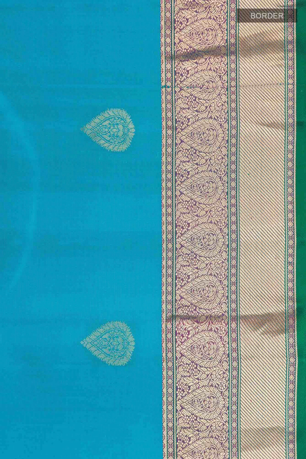 Blue Kanchipuram Silk Saree
