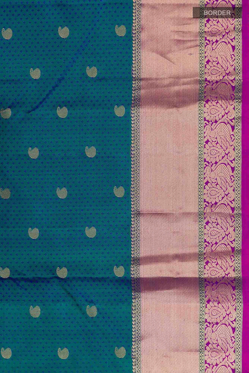 Blue Kanchipuram Silk Saree