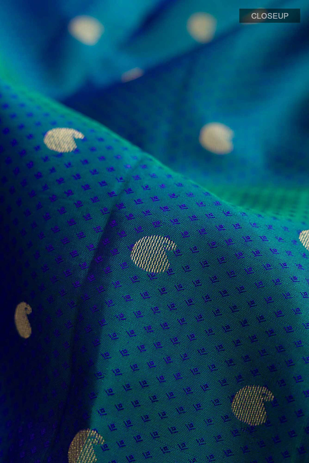 Blue Kanchipuram Silk Saree