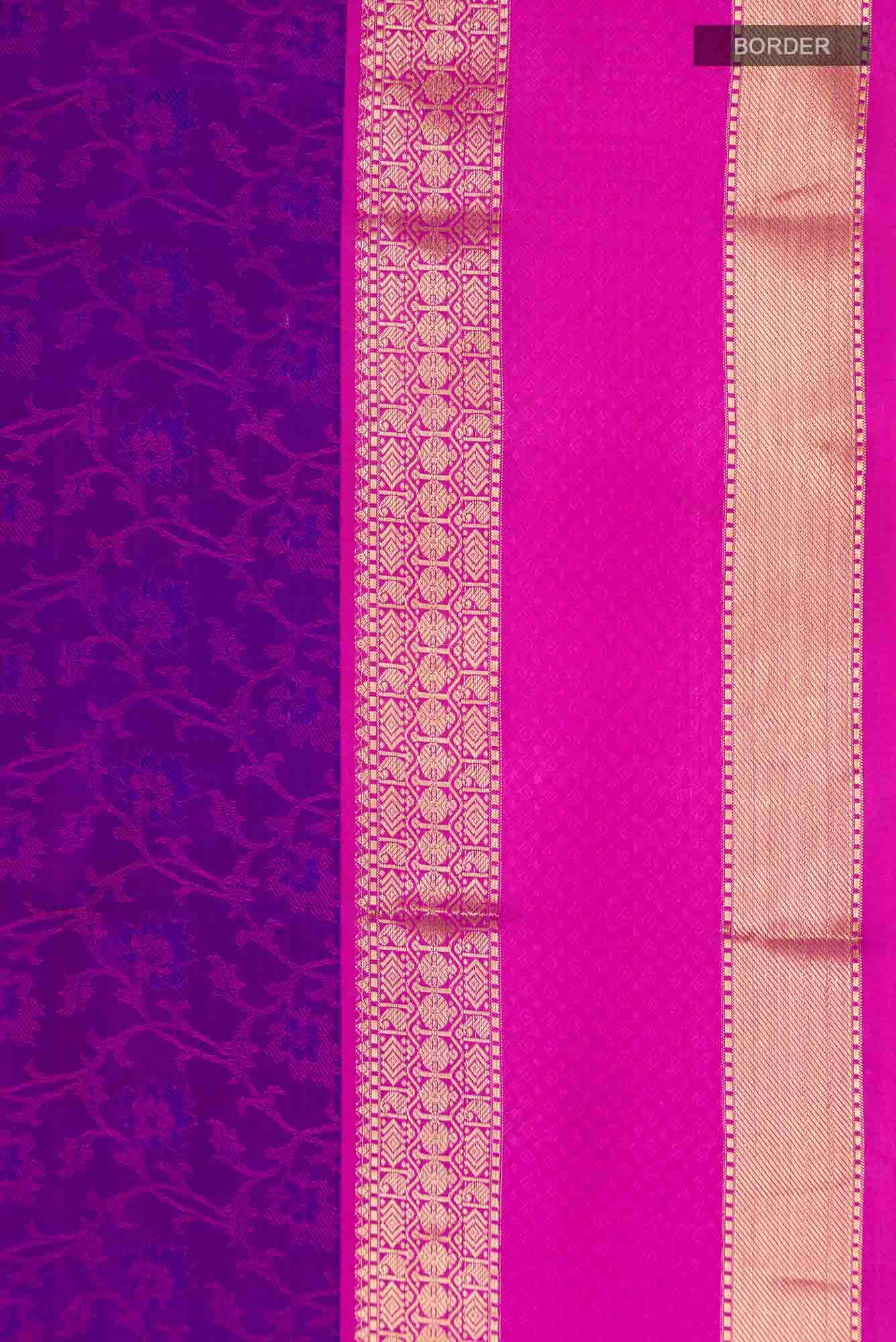 Blue Kanchipuram Silk Saree