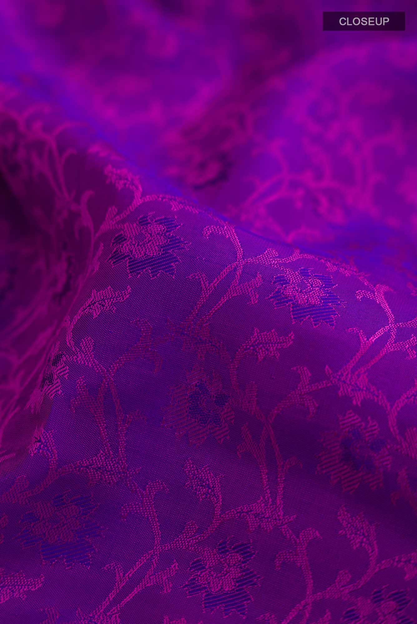 Blue Kanchipuram Silk Saree