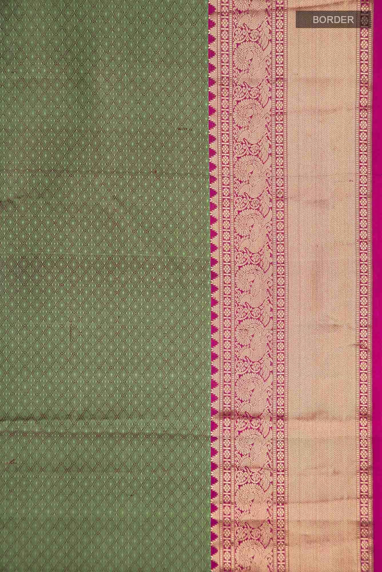 Green Kanchipuram Silk Saree