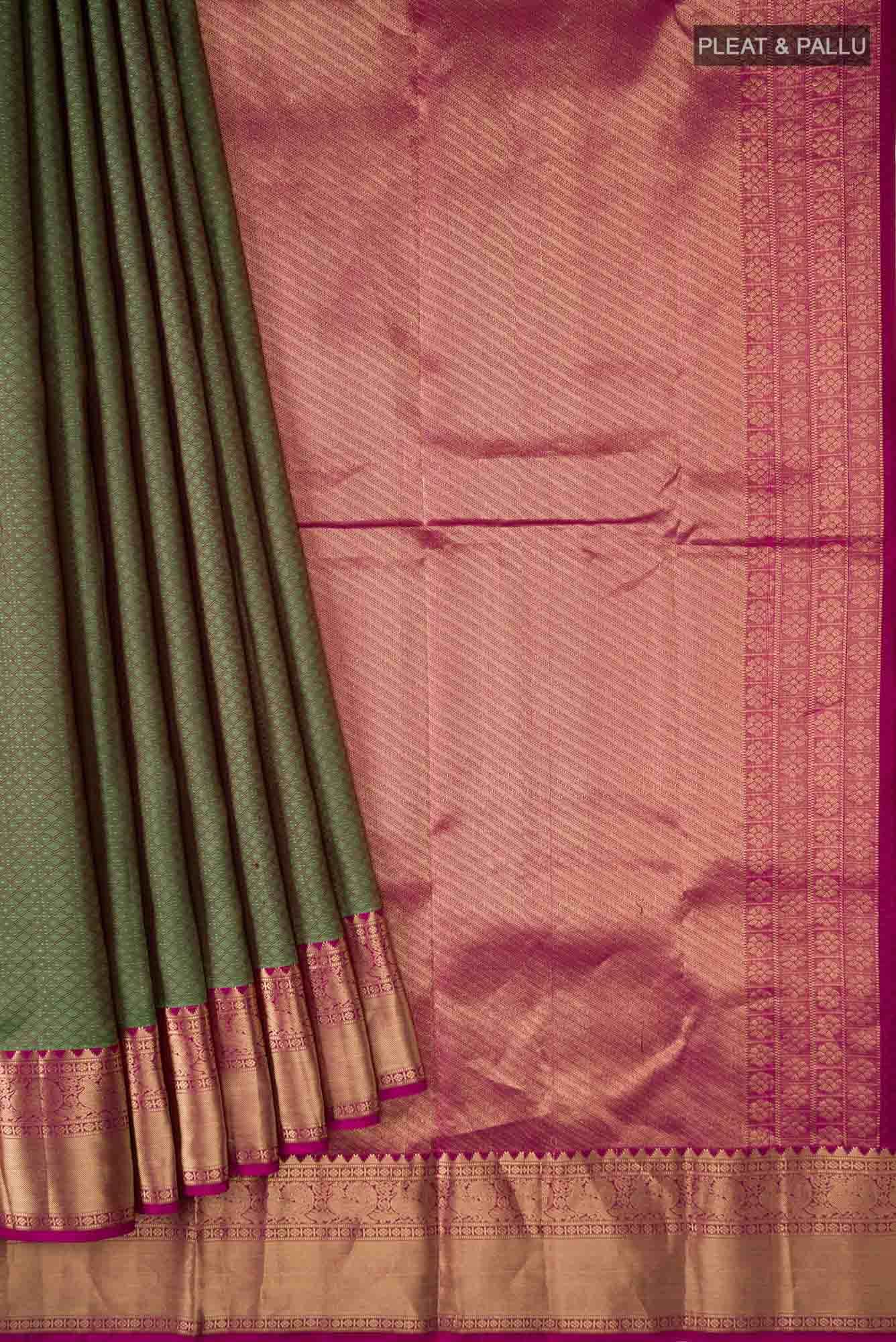 Green Kanchipuram Silk Saree