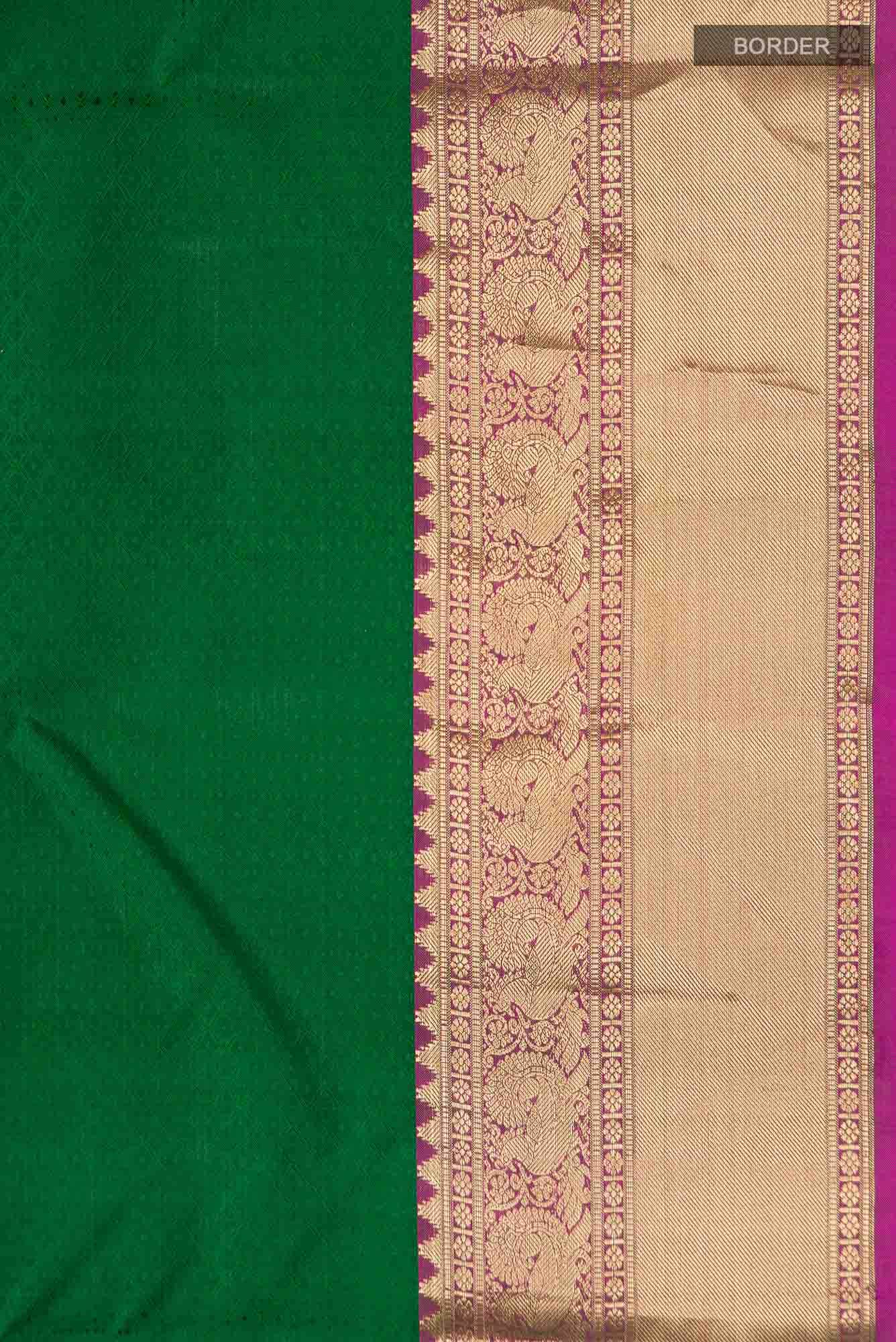 Green Kanchipuram Silk Saree