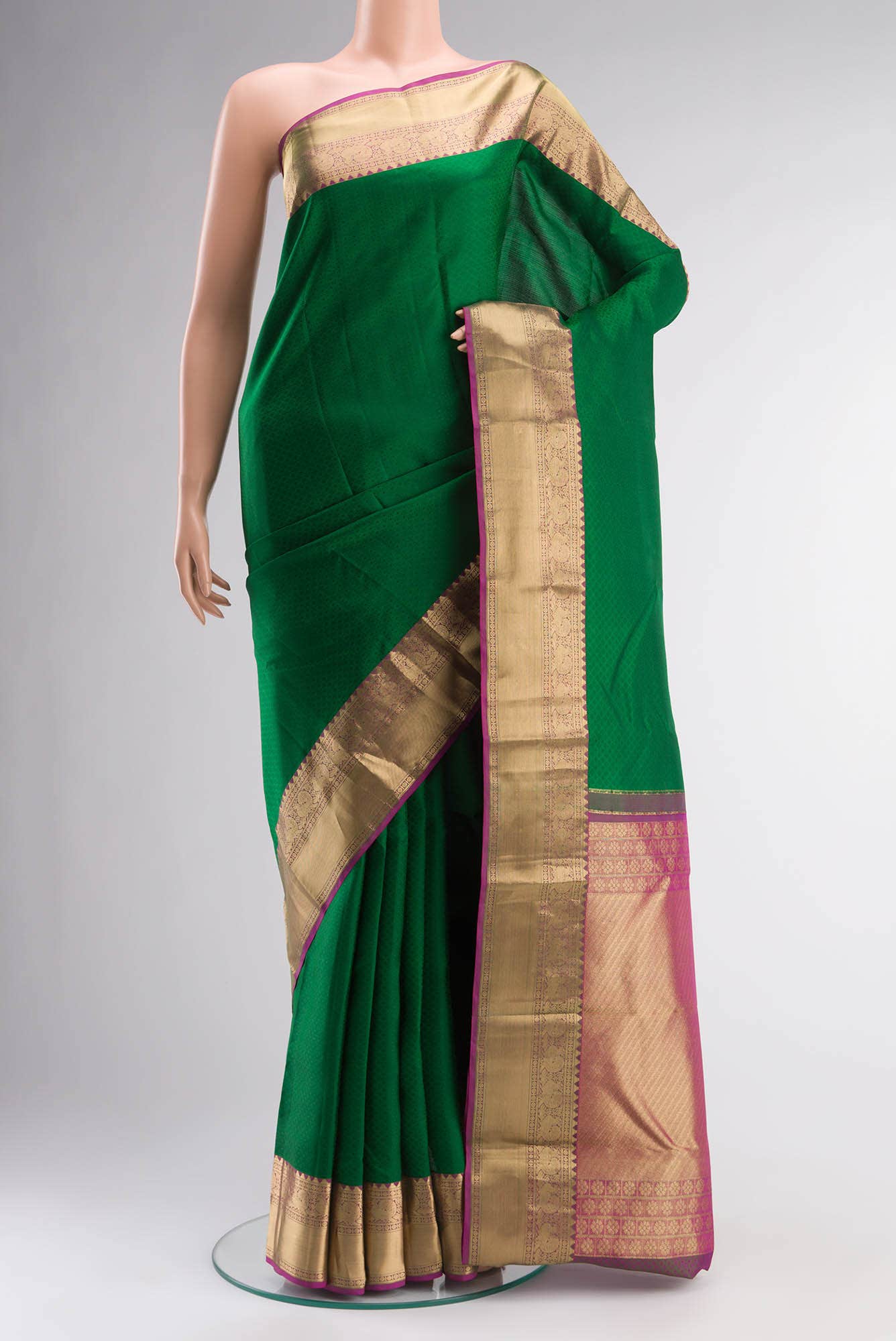 Green Kanchipuram Silk Saree