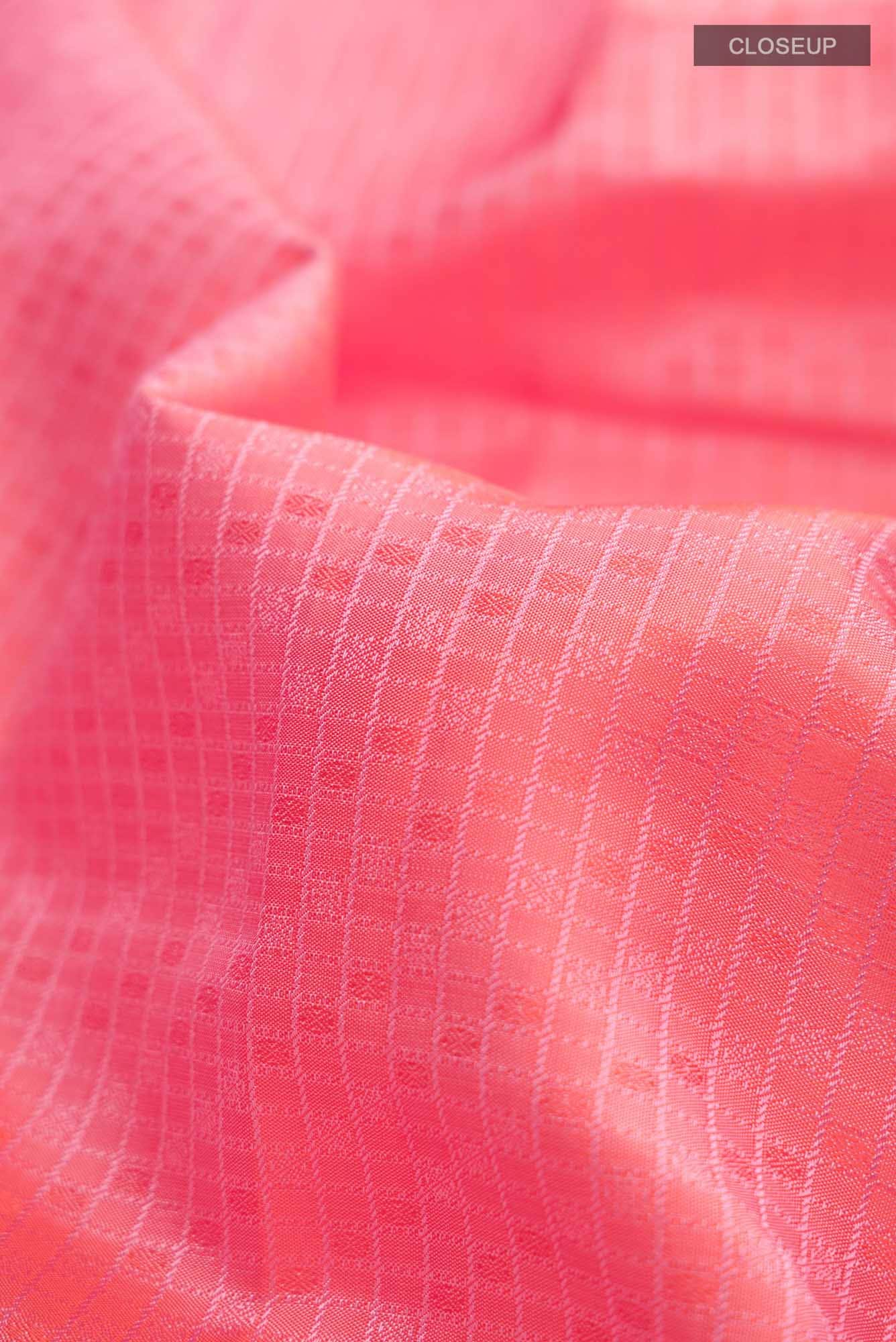 Orange Kanchipuram Silk Saree