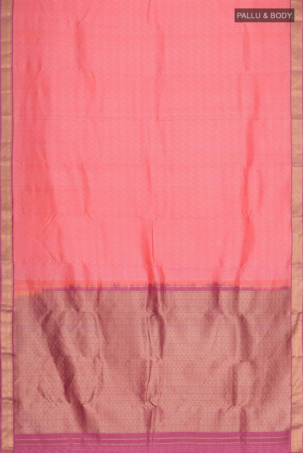 Orange Kanchipuram Silk Saree