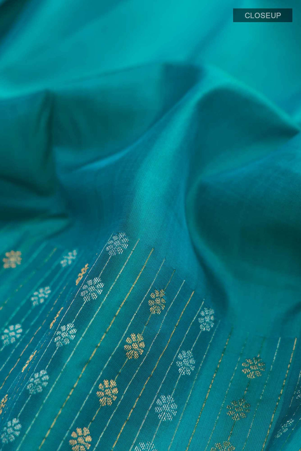Blue Kanchipuram Silk Saree
