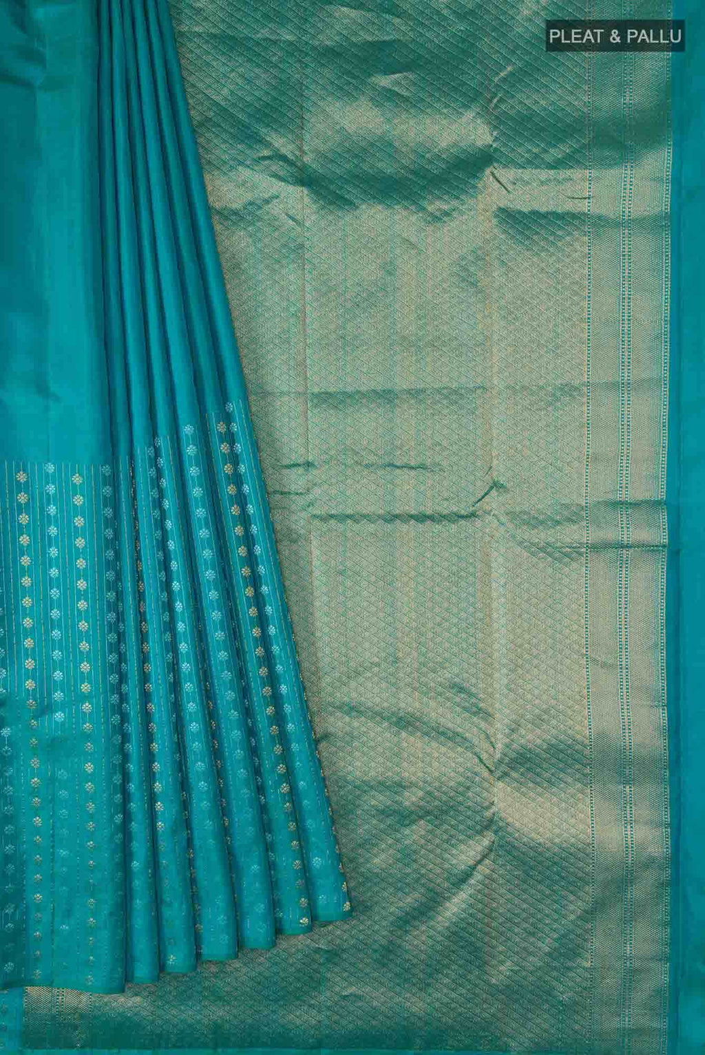 Blue Kanchipuram Silk Saree