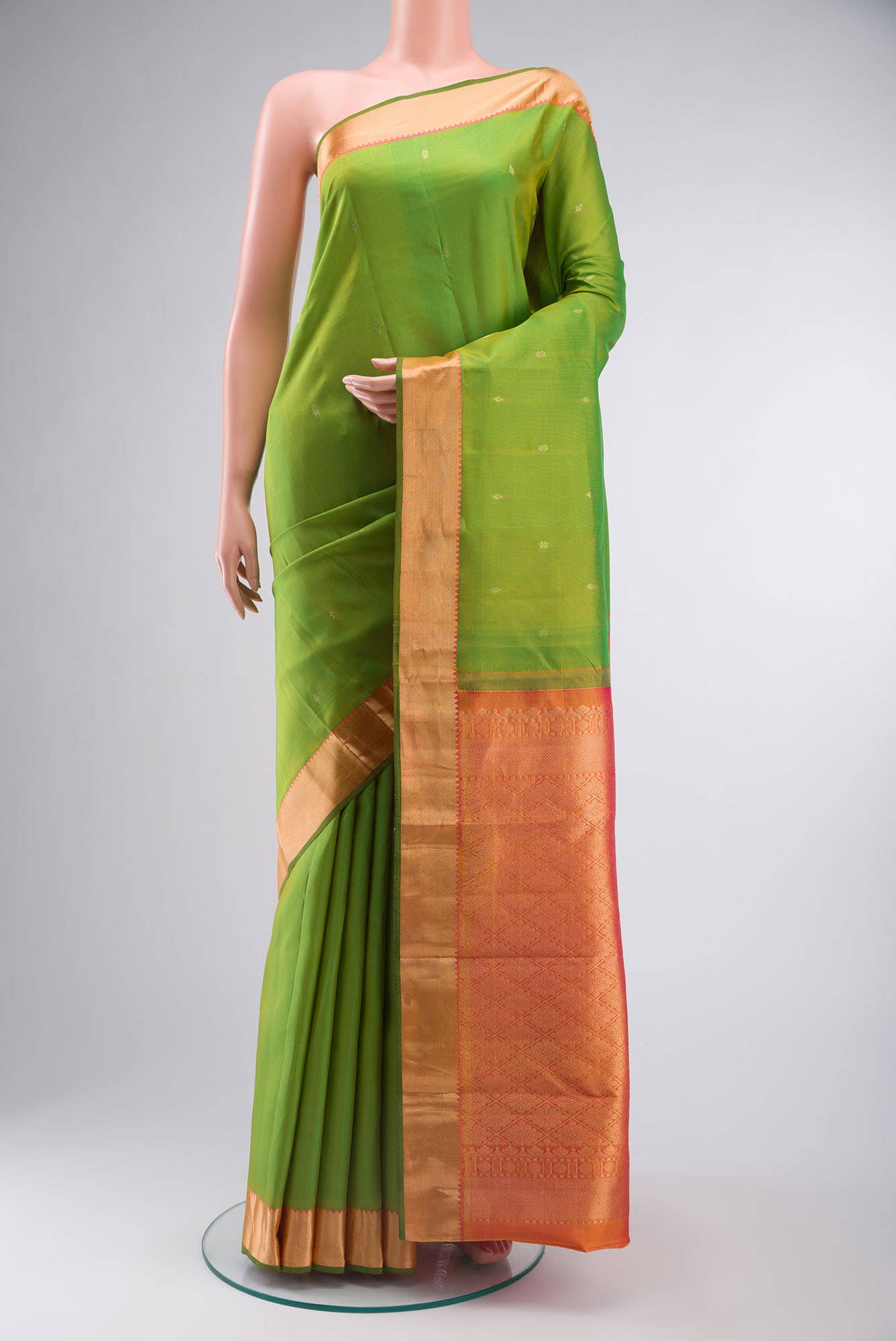 Green Kanchipuram Silk Saree