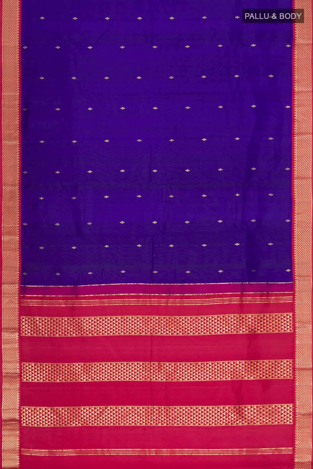 Blue Kanchipuram Silk Saree