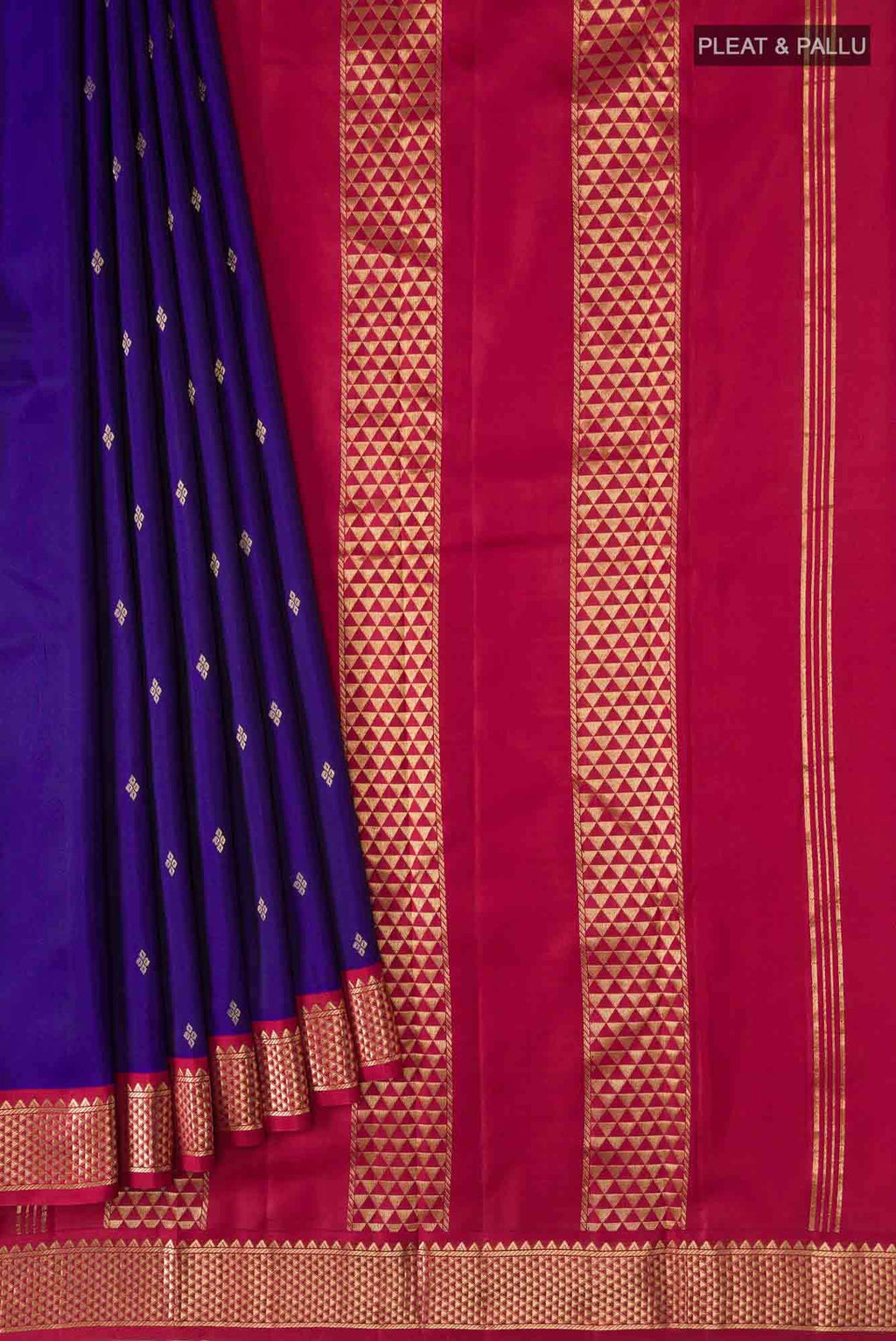 Blue Kanchipuram Silk Saree