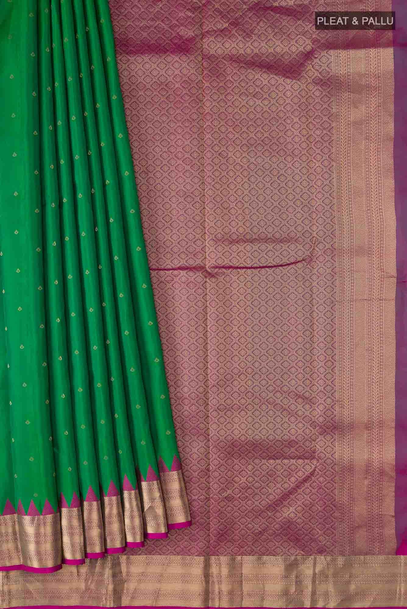 Green Kanchipuram Silk Saree