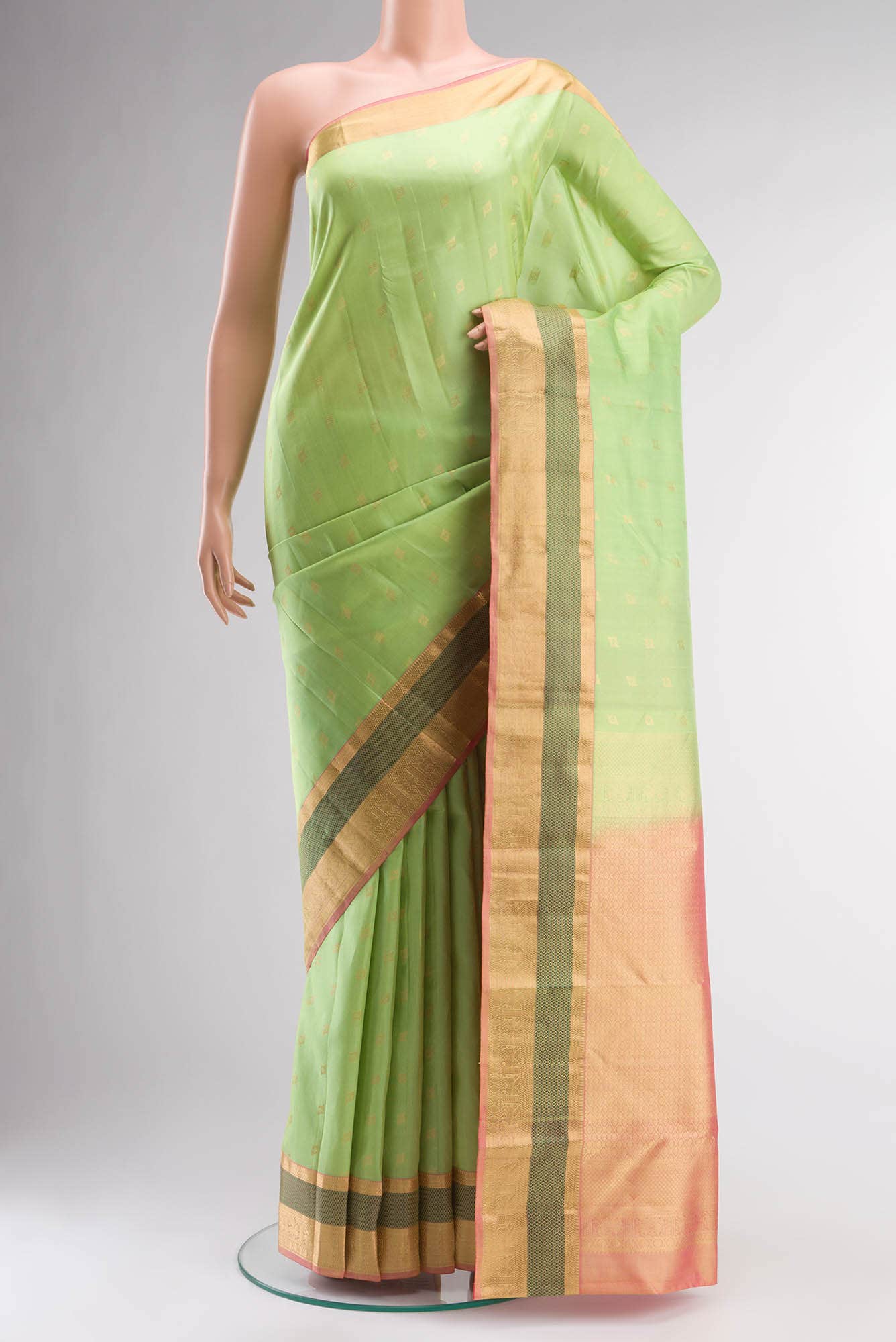 Green Kanchipuram Silk Saree