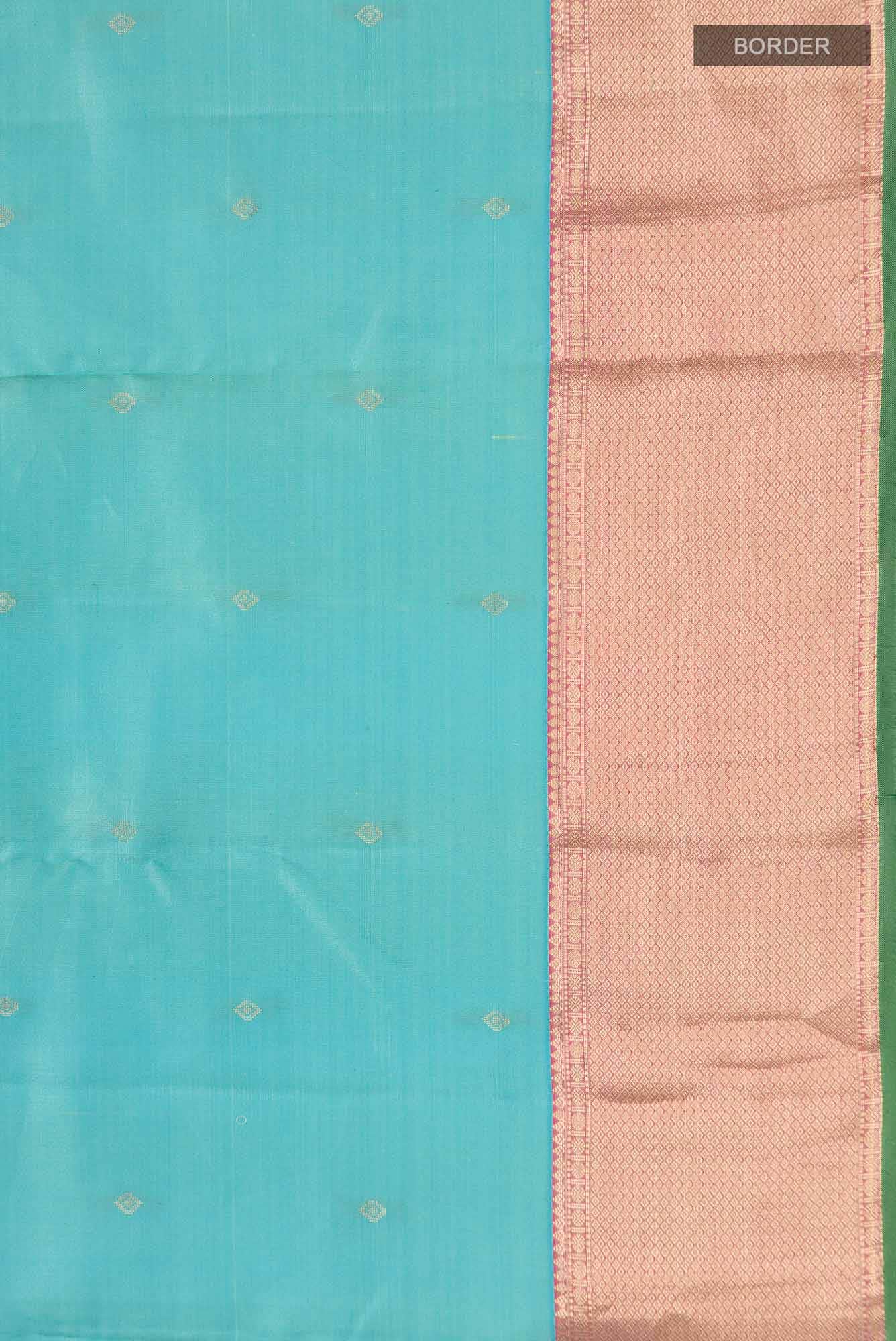 Blue Kanchipuram Silk Saree