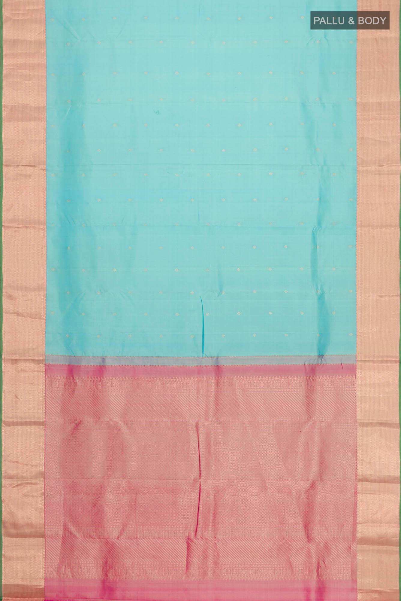 Blue Kanchipuram Silk Saree