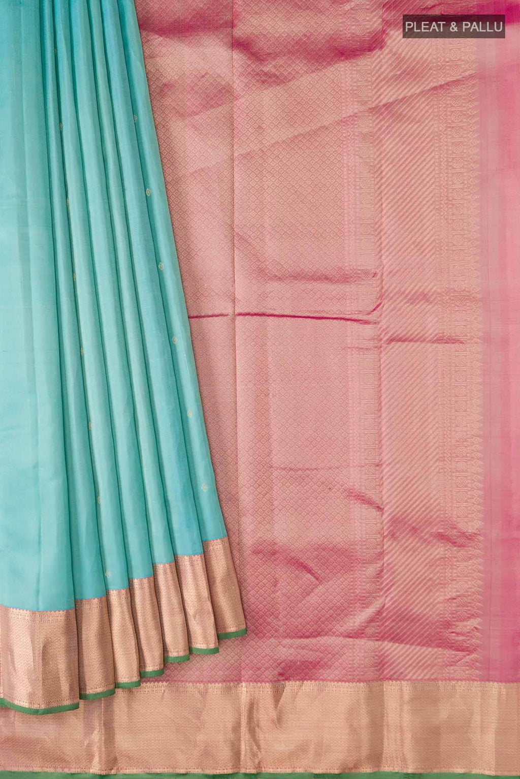 Blue Kanchipuram Silk Saree