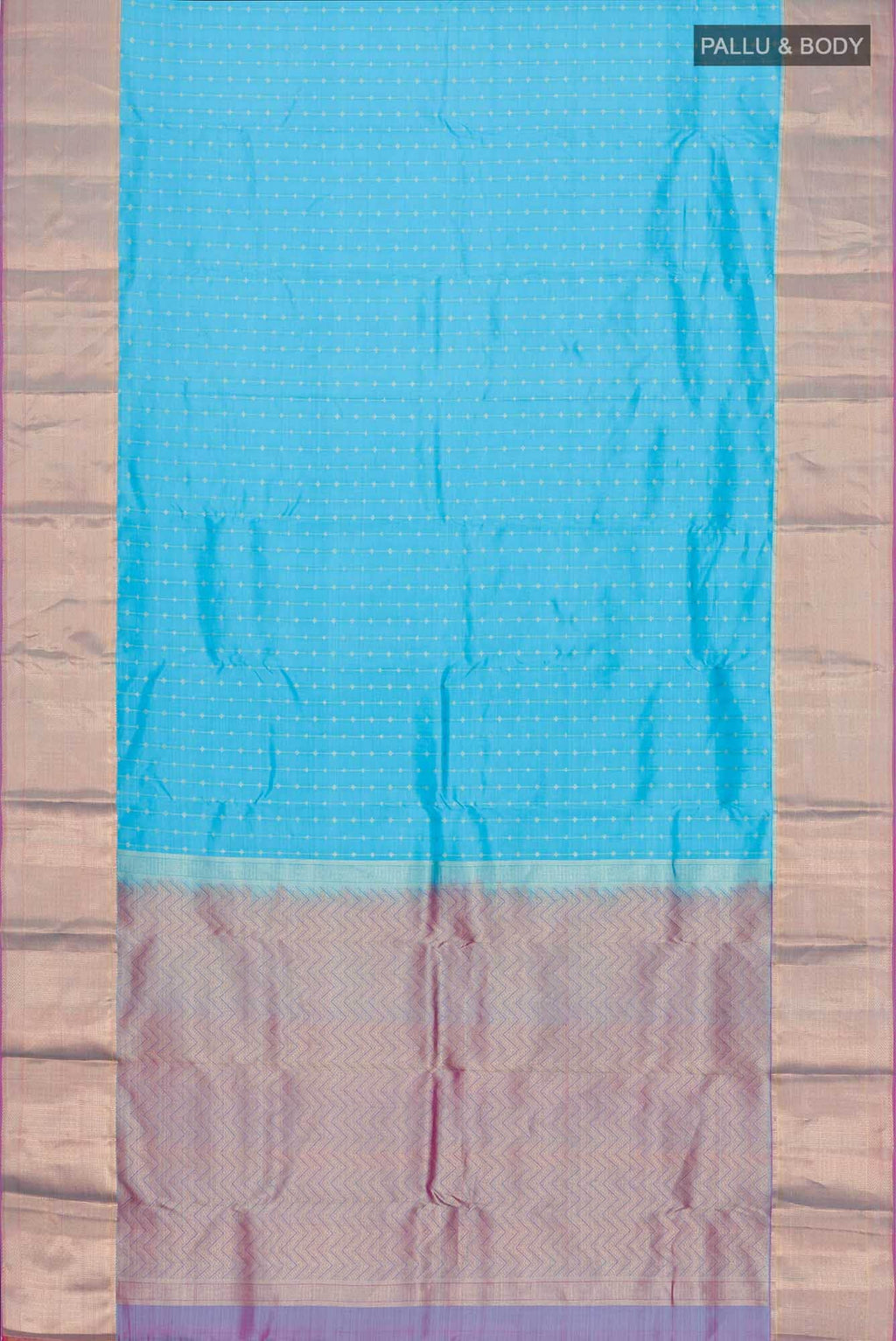 Blue Kanchipuram Silk Saree