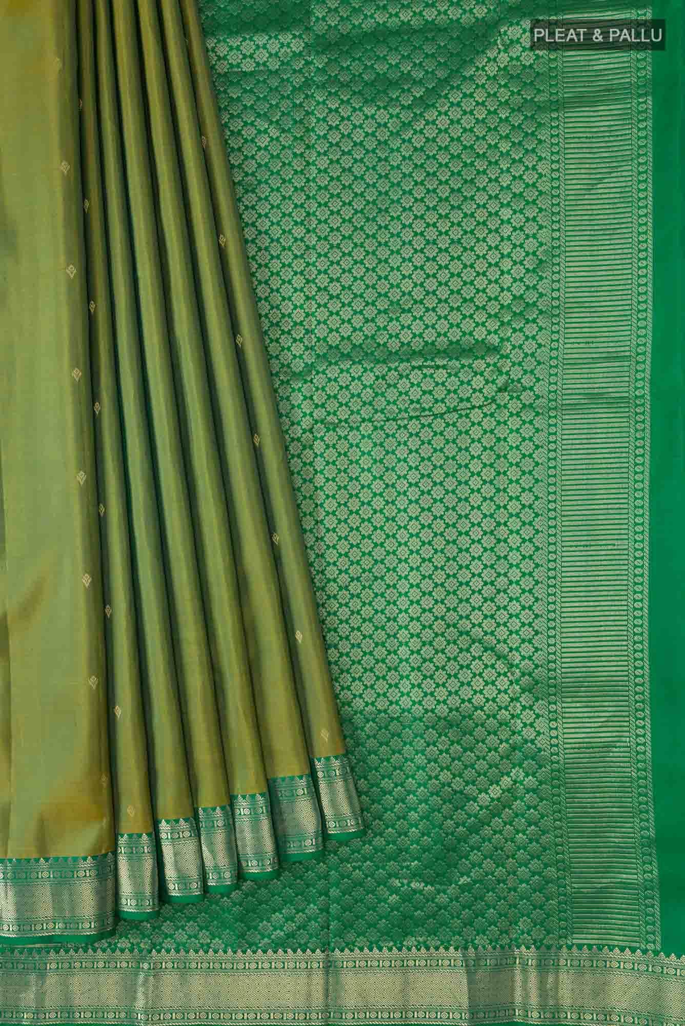 Green Kanchipuram Silk Saree