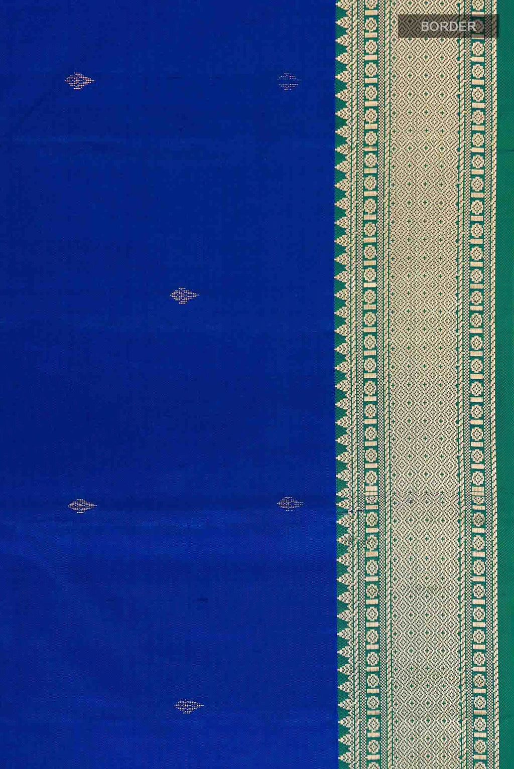 Blue Kanchipuram Silk Saree