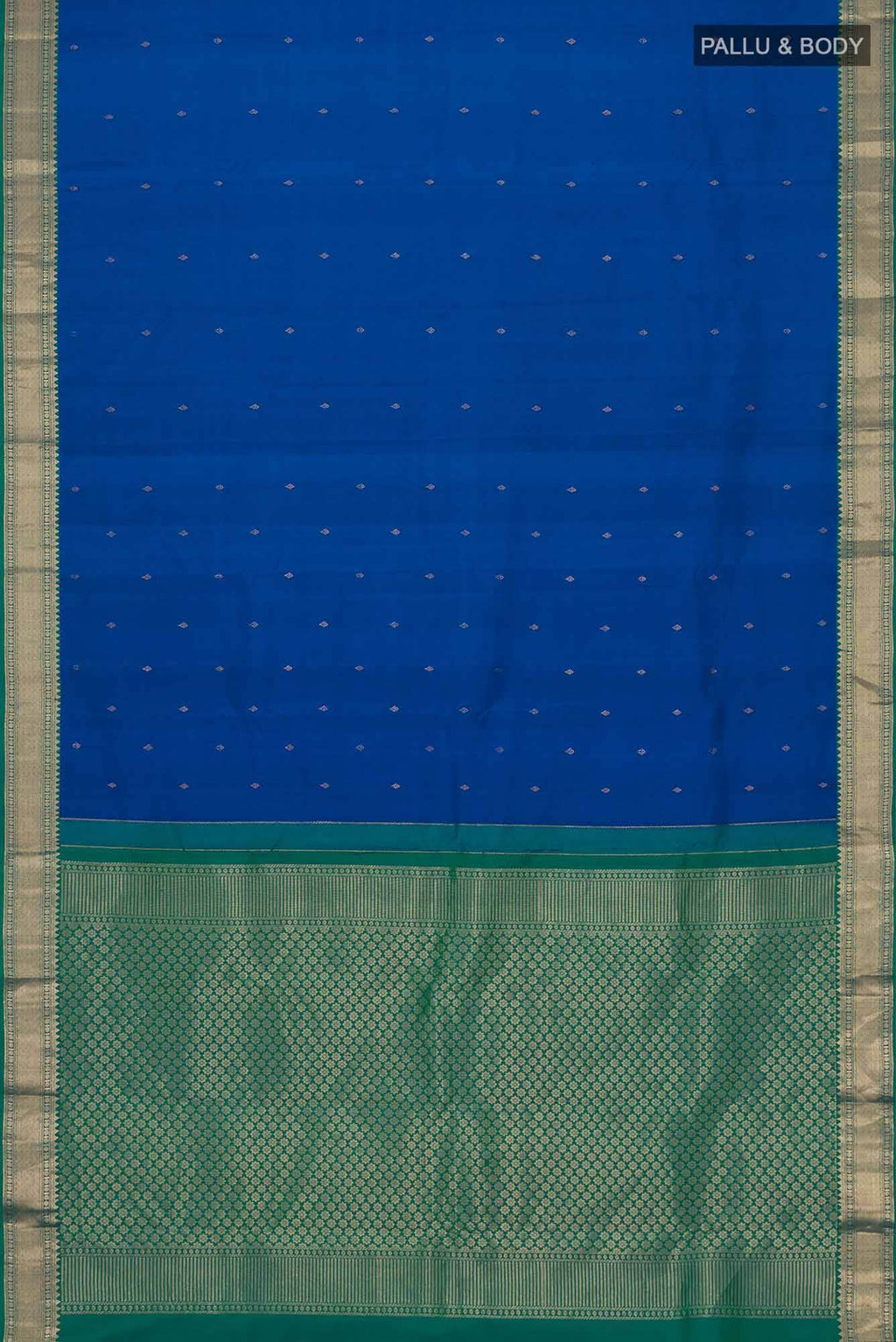 Blue Kanchipuram Silk Saree