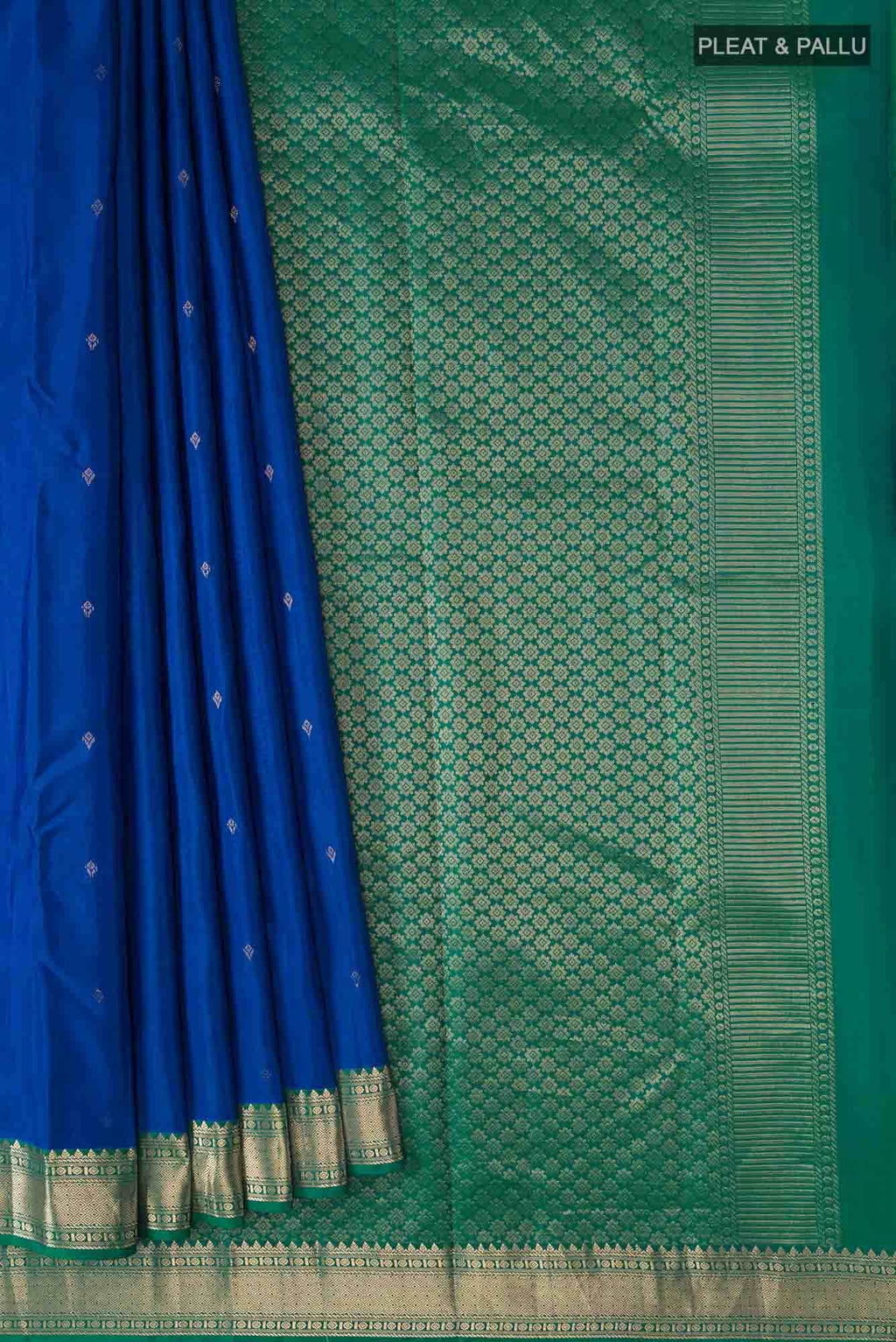 Blue Kanchipuram Silk Saree