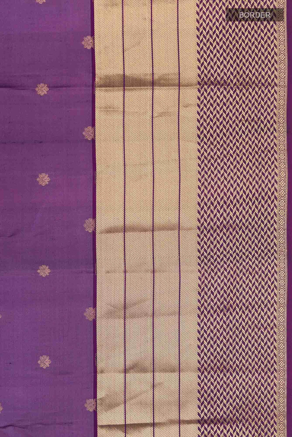 Violet Kanchipuram Silk Saree